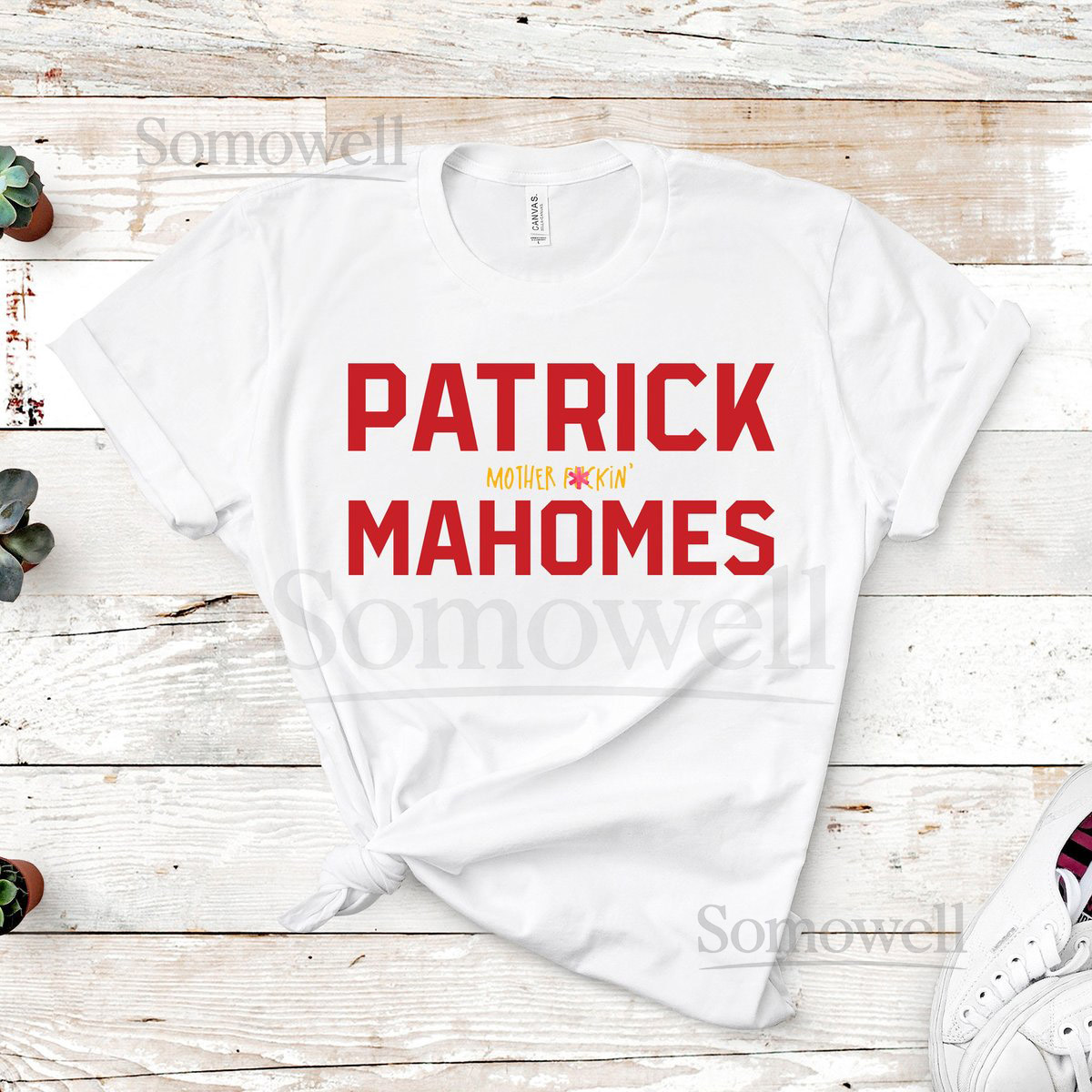 Patrick Mother Fckin' Mahomes Shirt Mature Kansas City Pride Shirt Unisex Short Sleeved Shirt Made To Order_696