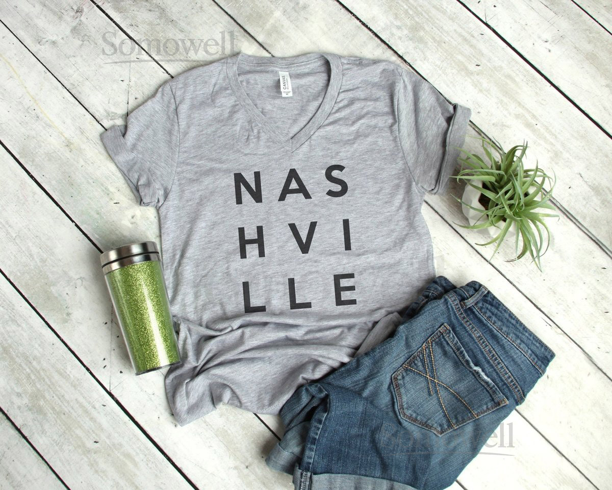 Nashville Shirt Nashville Tennessee Shirt - Nash Shirt - Tennessee Shirt_346