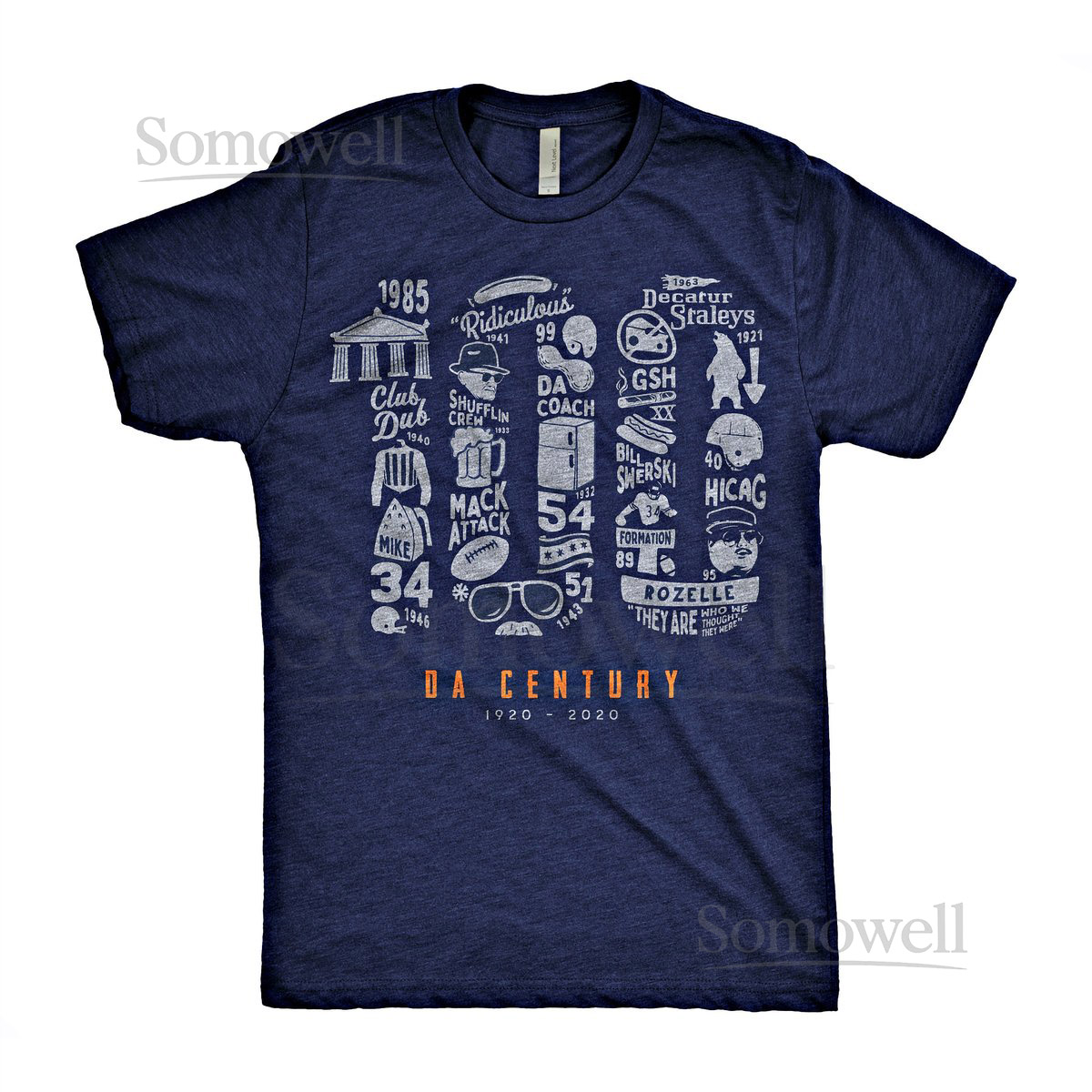 100 Da Century Chicago Bears T-Shirt_2