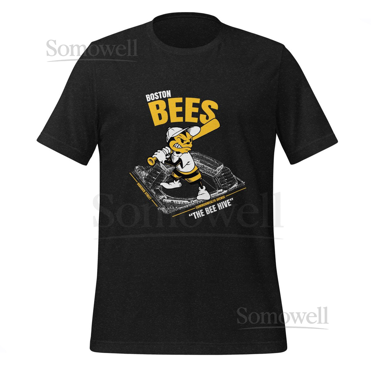 Boston Bees Shirt - Retro Logo - Defunct Sports Team Mascot - Massachusetts Baseball - Bee Hive - Nickerson Field - Boston University_183