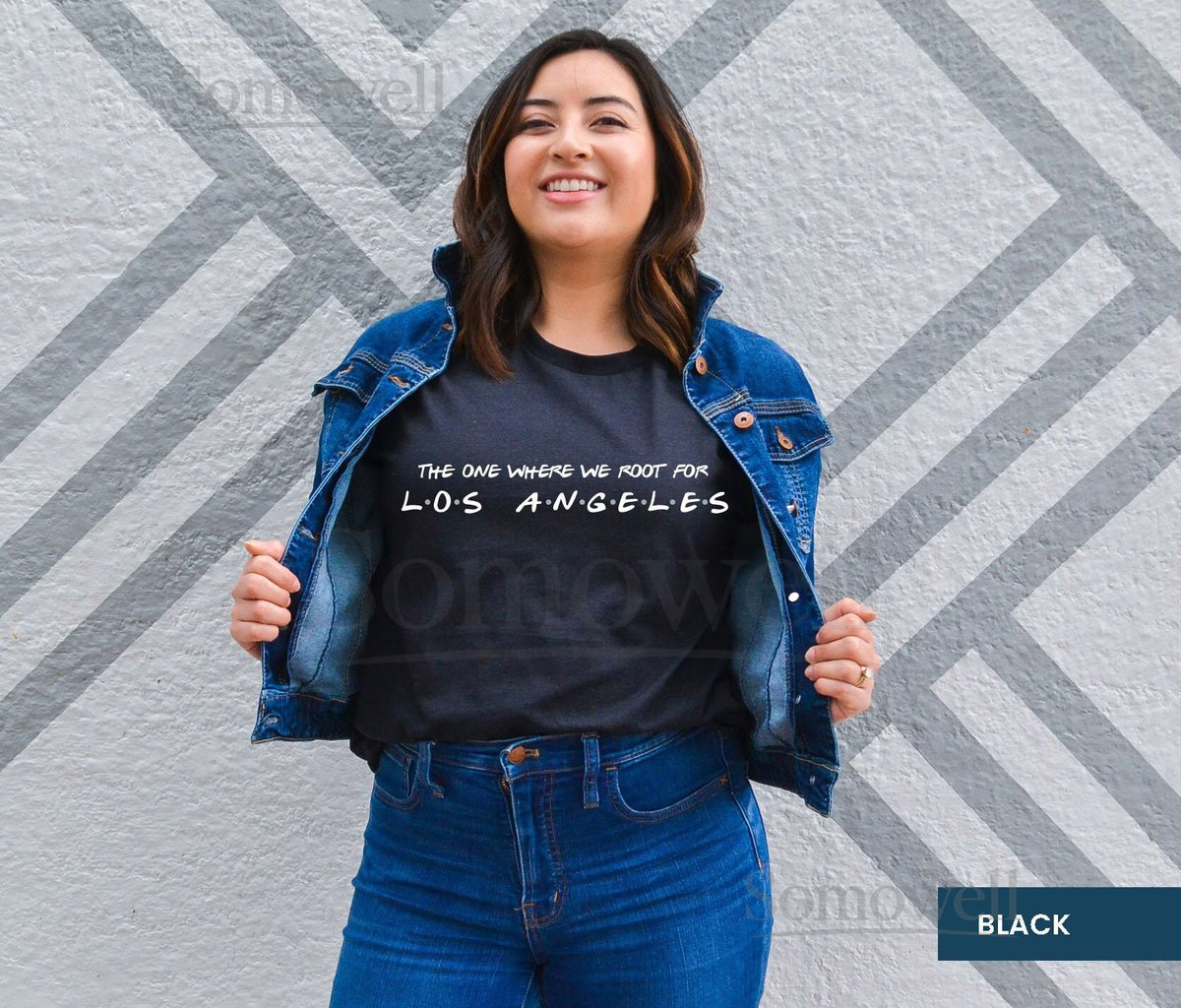 Friends TV Show Los Angeles Hockey T-Shirt_165