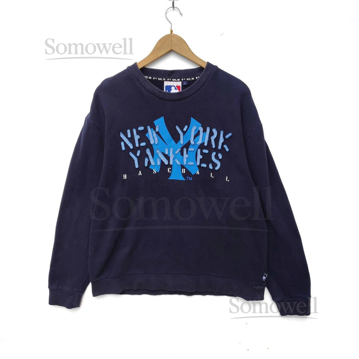 NEW YORK YANKEES Sweatshirt Big Logo Pullover Jumper Crew Neck Sportswear Large Size Tee Mlb Major League Baseball Merchandise sports_16