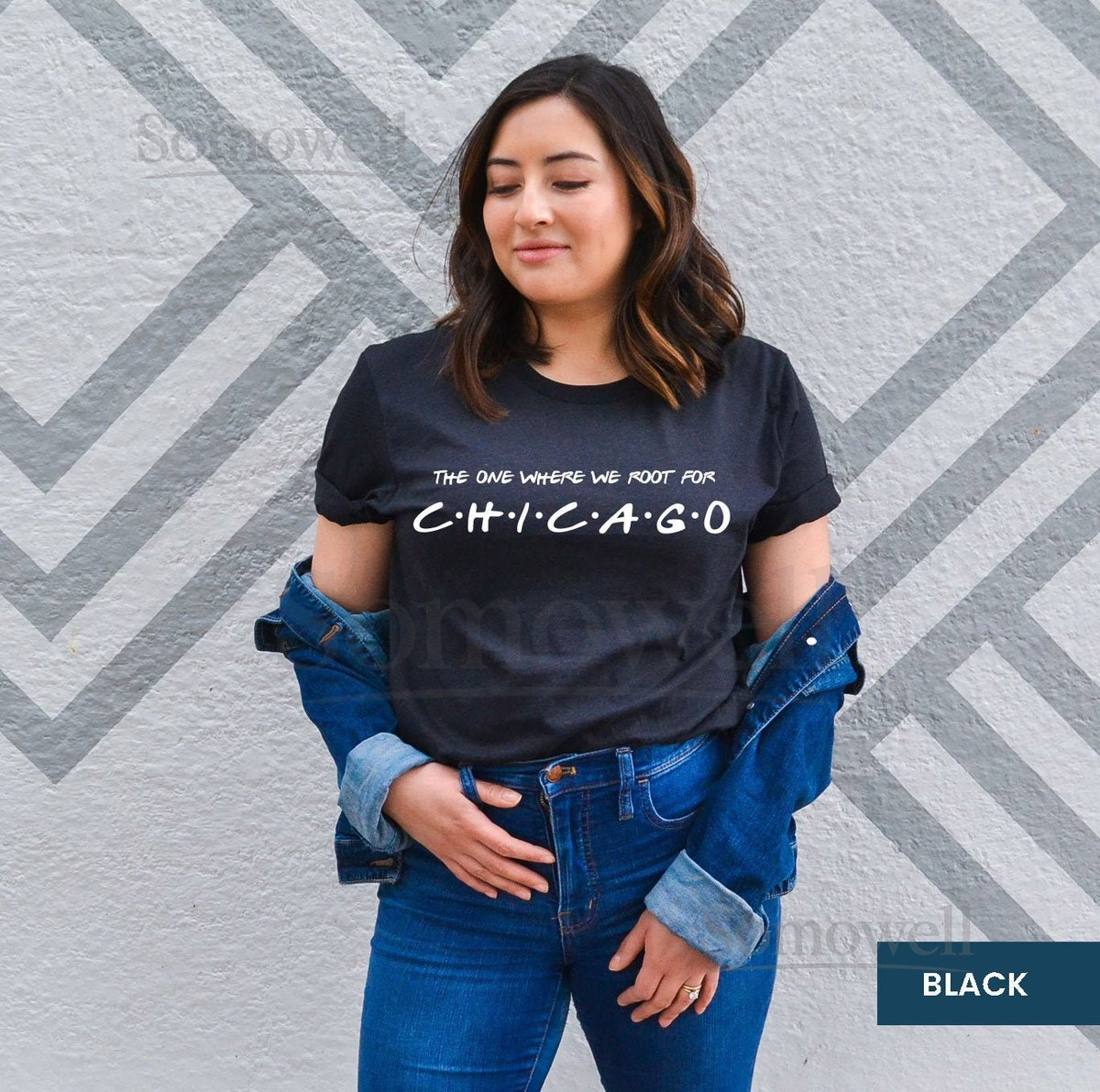 Chicago Baseball Fan T-Shirt Friends TV Show Inspired Tee_165