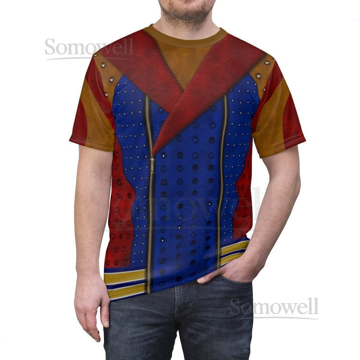 Descendants 2 Costume Jay Shirt Jay Descendants Mens Disney Shirt Disney Birthday Disney Cosplay Disney Costume Descendants Birthday_269