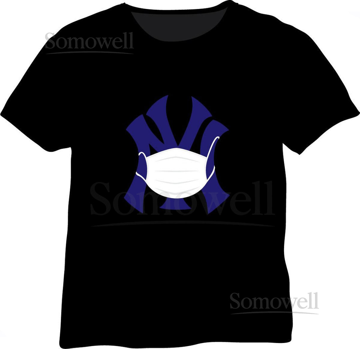 NY Yankees Mask Corona Covid-19 T-Shirt_51