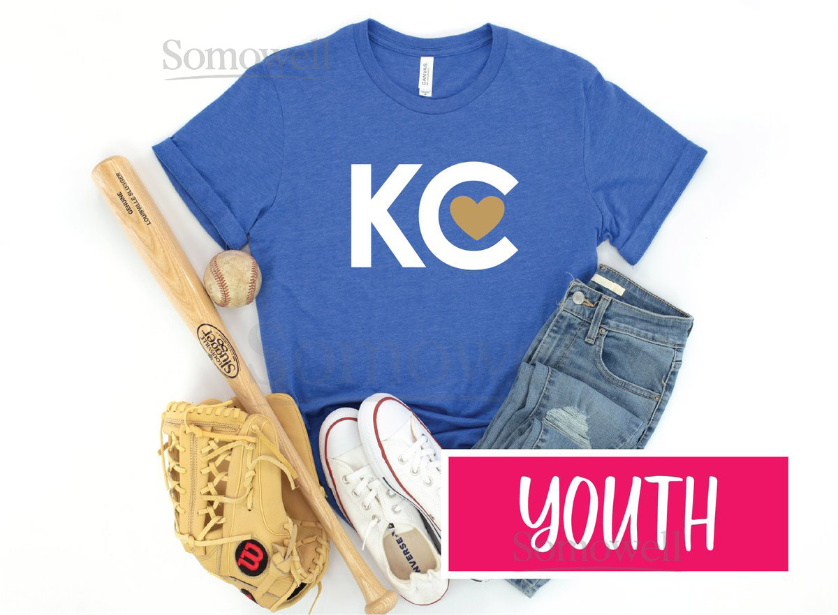 YOUTH KC Love Blue Series T-Shirt_971
