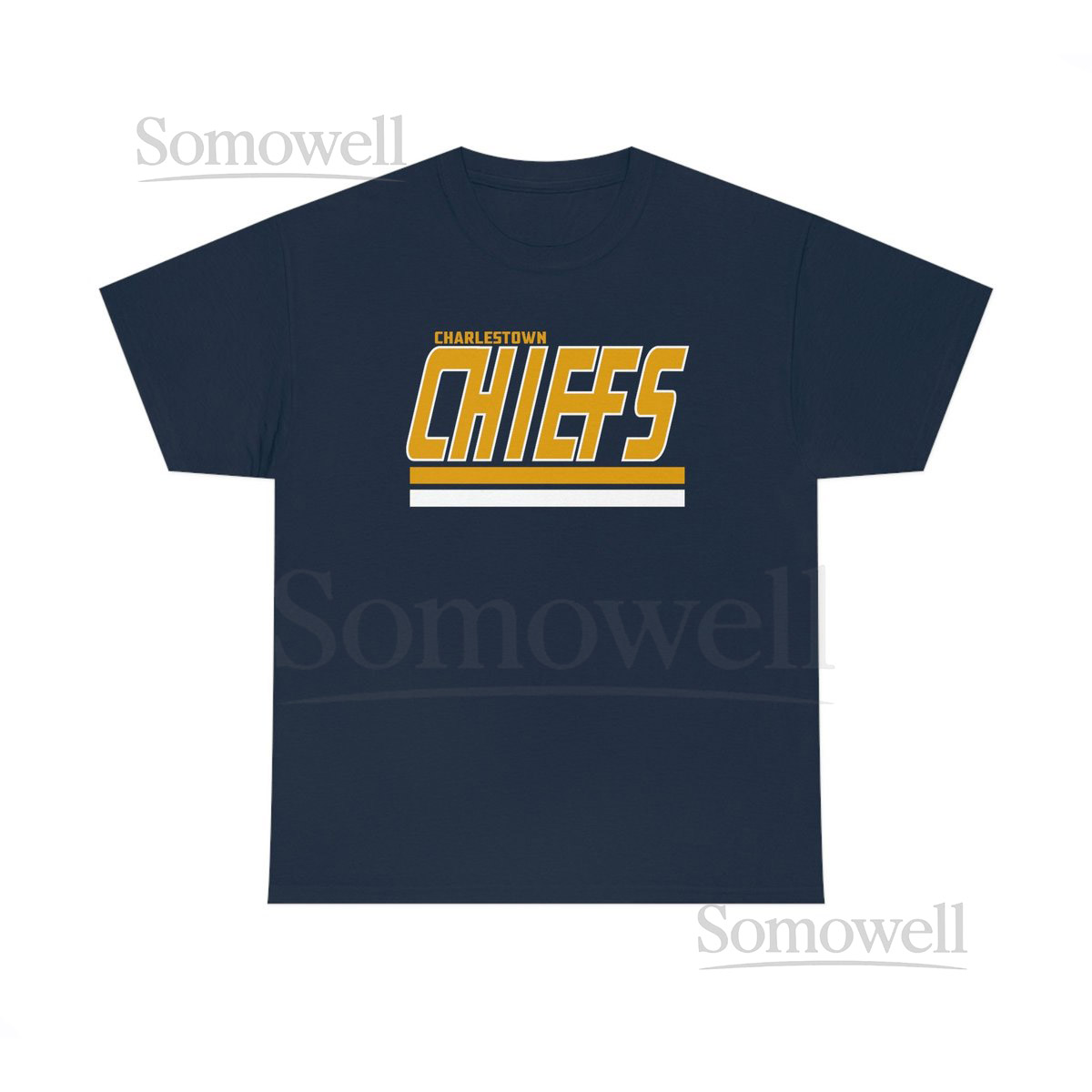 Snapshot Charlestown Chiefs T-shirt. Slapshot movie. Paul Newman. Hanson Brothers. Ice hockey t-shirt. Charlestown Chiefs Booster Club_742