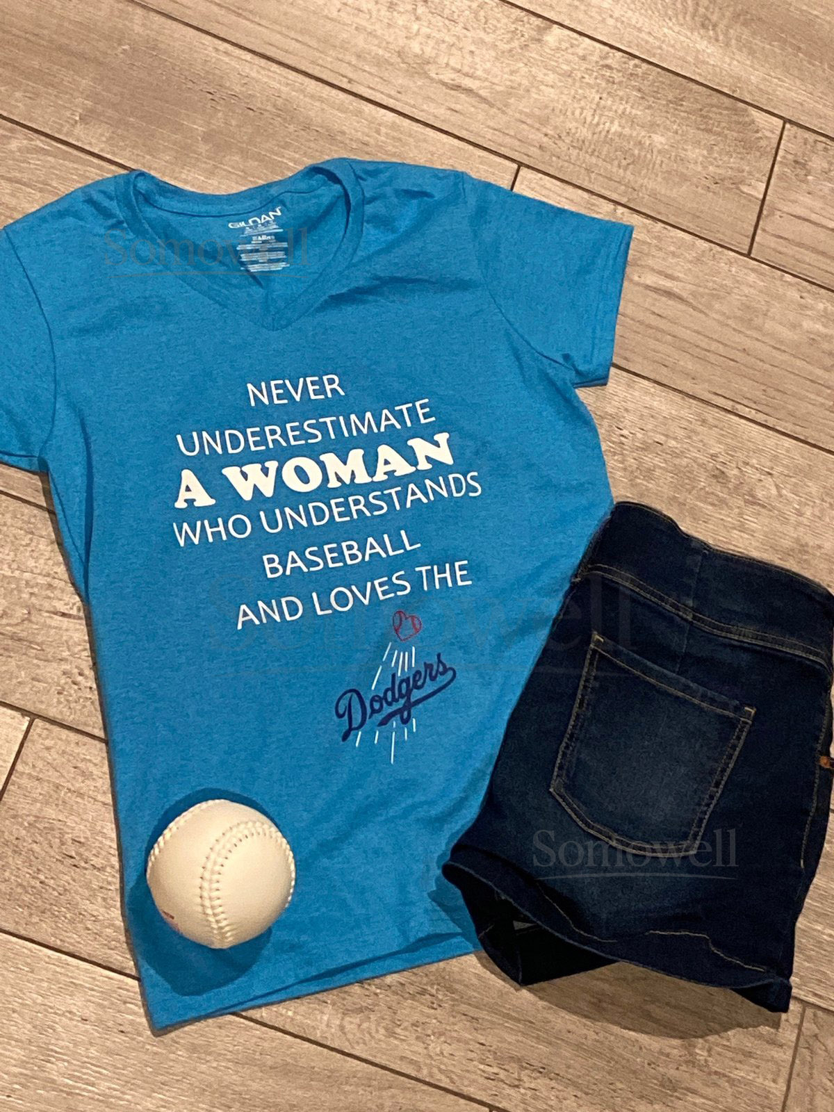 Never Underestimate Dodgers Shirt_712