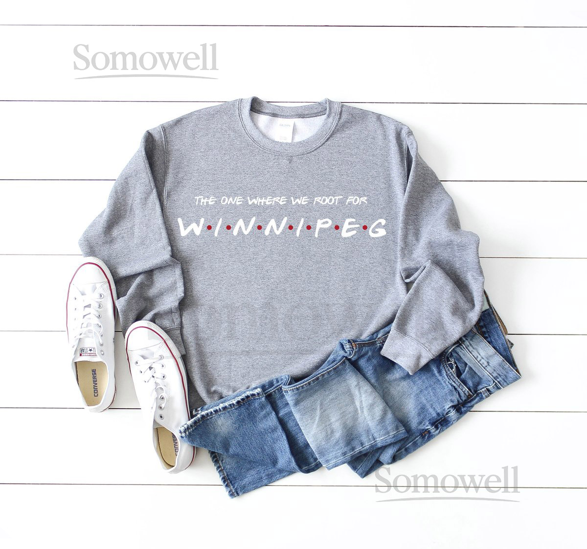 Winnipeg Hockey Sweatshirt Friends TV Show Inspired Tee_804