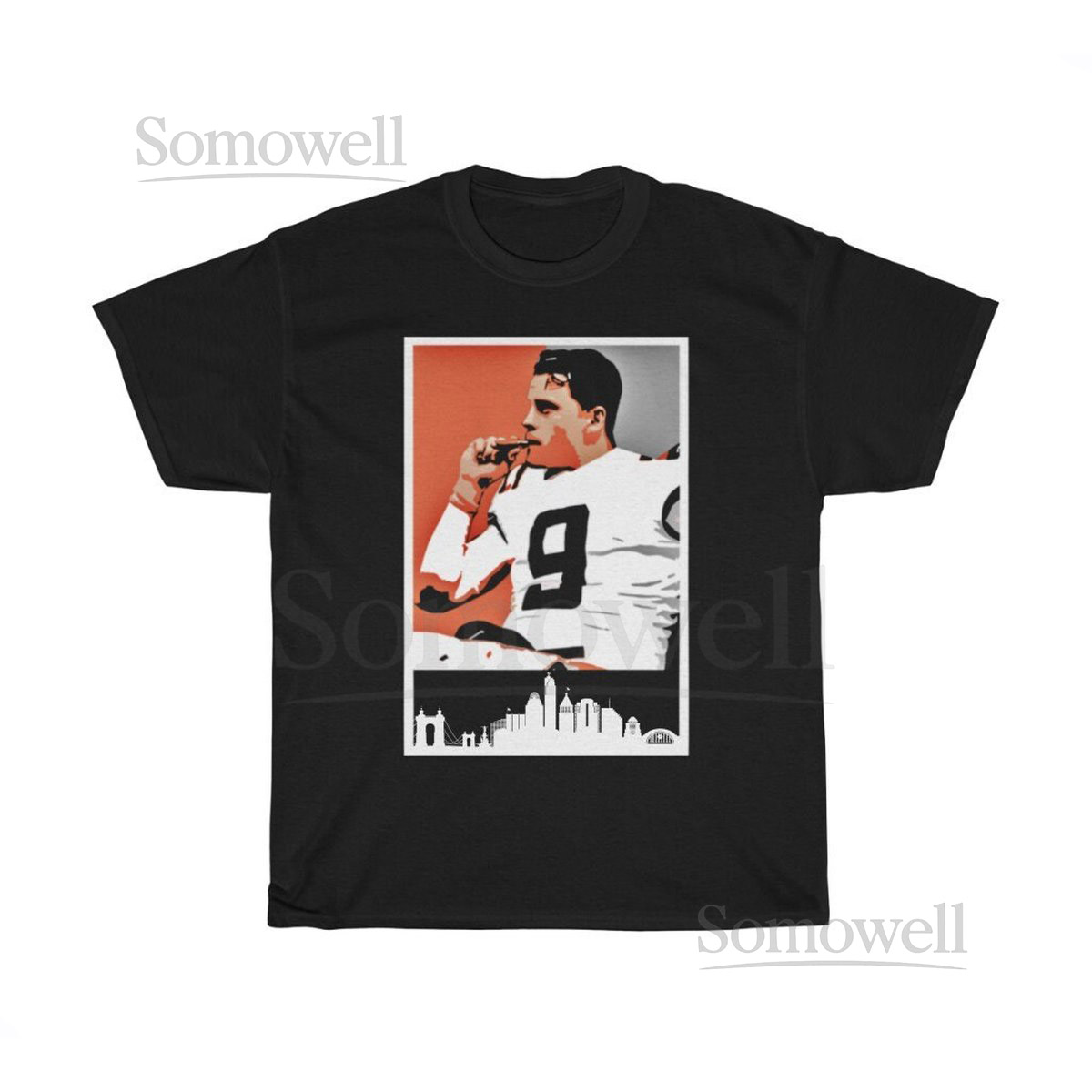 Joe Burrow Jeaux Burreaux Cajun Cincinnati Bengals Short Sleeve Tee Number One Pick 1 9_700