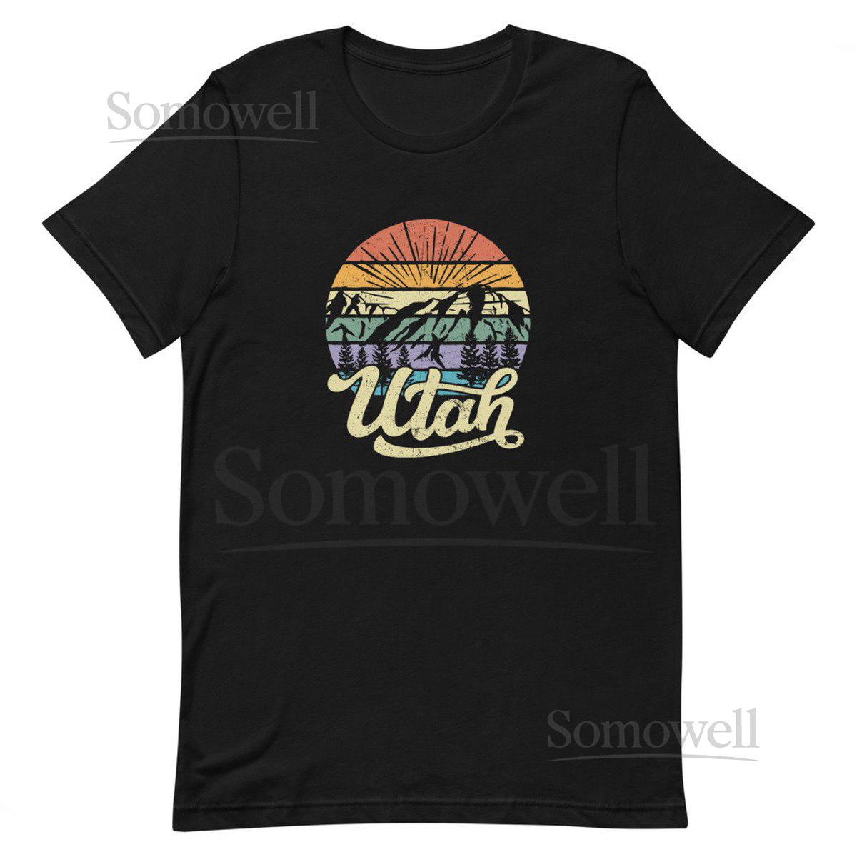 Utah great hiking camping and snow skiing snowboarding Retro vintage shirt Unisex Jersey Short Sleeve Tee T-Shirt_607