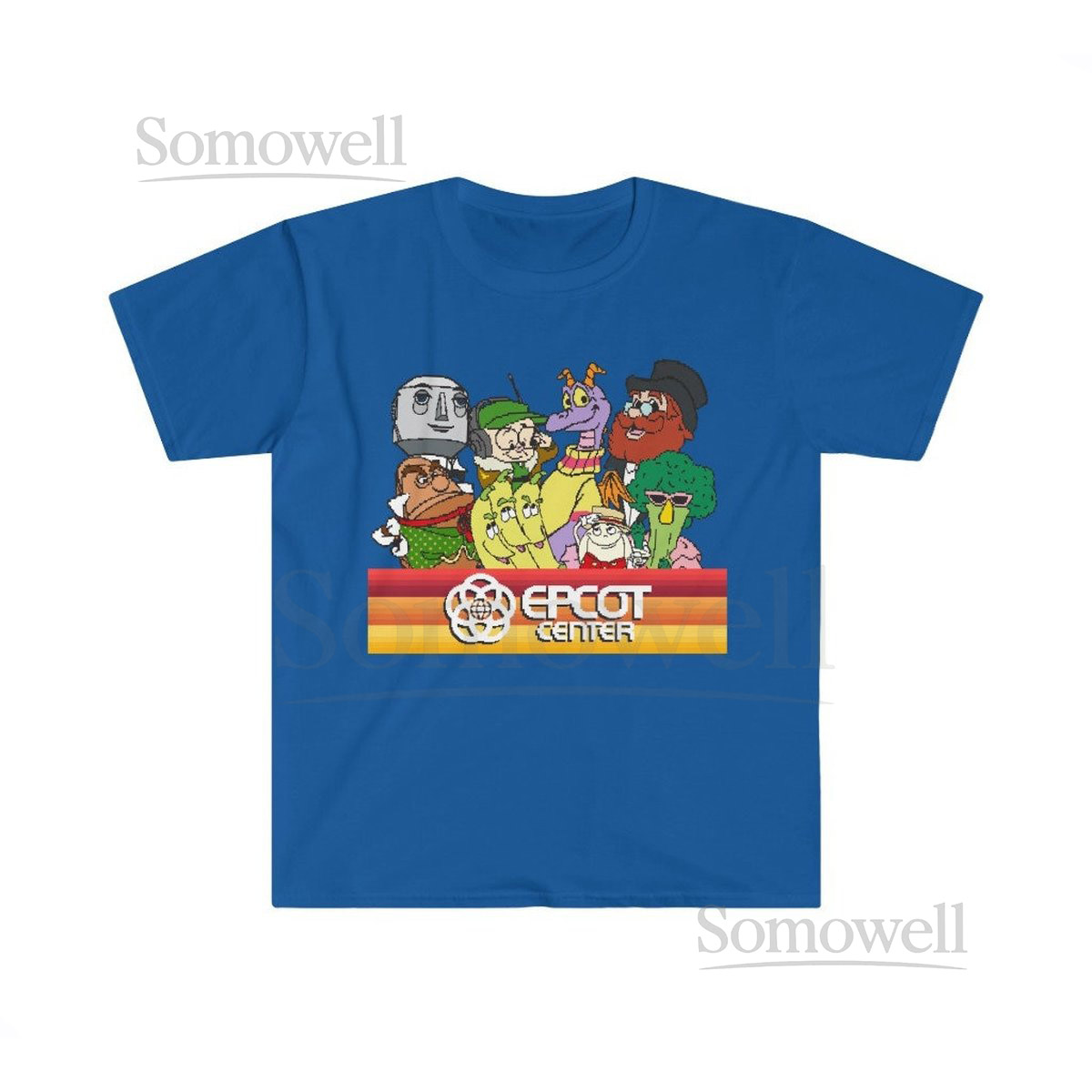 EPCOT Center 8-bit Pixel Unisex Softstyle T-Shirt_281