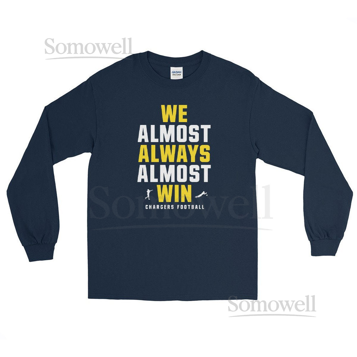 Los Angeles Chargers Long Sleeve Shirt Funny Football Tee_524