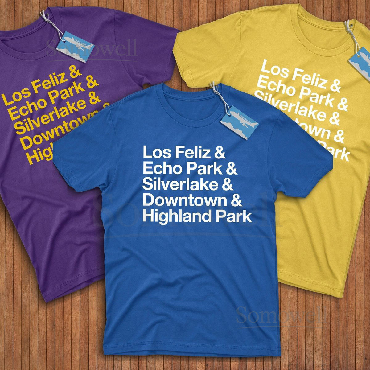 Los Angeles Eastside Neighborhoods Shirt Reppin' Los Feliz Echo Park Silverlake Downtown Highland Park_639