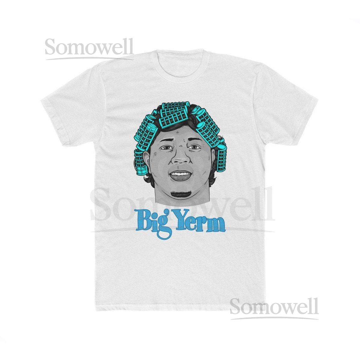 Big Yerm Unisex Tee Yermin Mercades The Yerminator Chicago White Sox MLB Friday Big Worm Big Perm Parody Humor Baseball_60