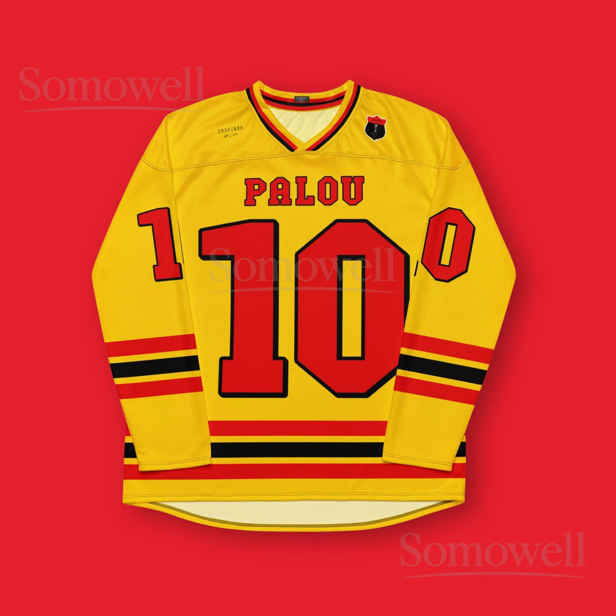 Custom Alex Palou IndyCar Hockey Jersey Shirt for Racing Fans Yellow and Red Chip Ganassi Team Motorsport Sweatshirt