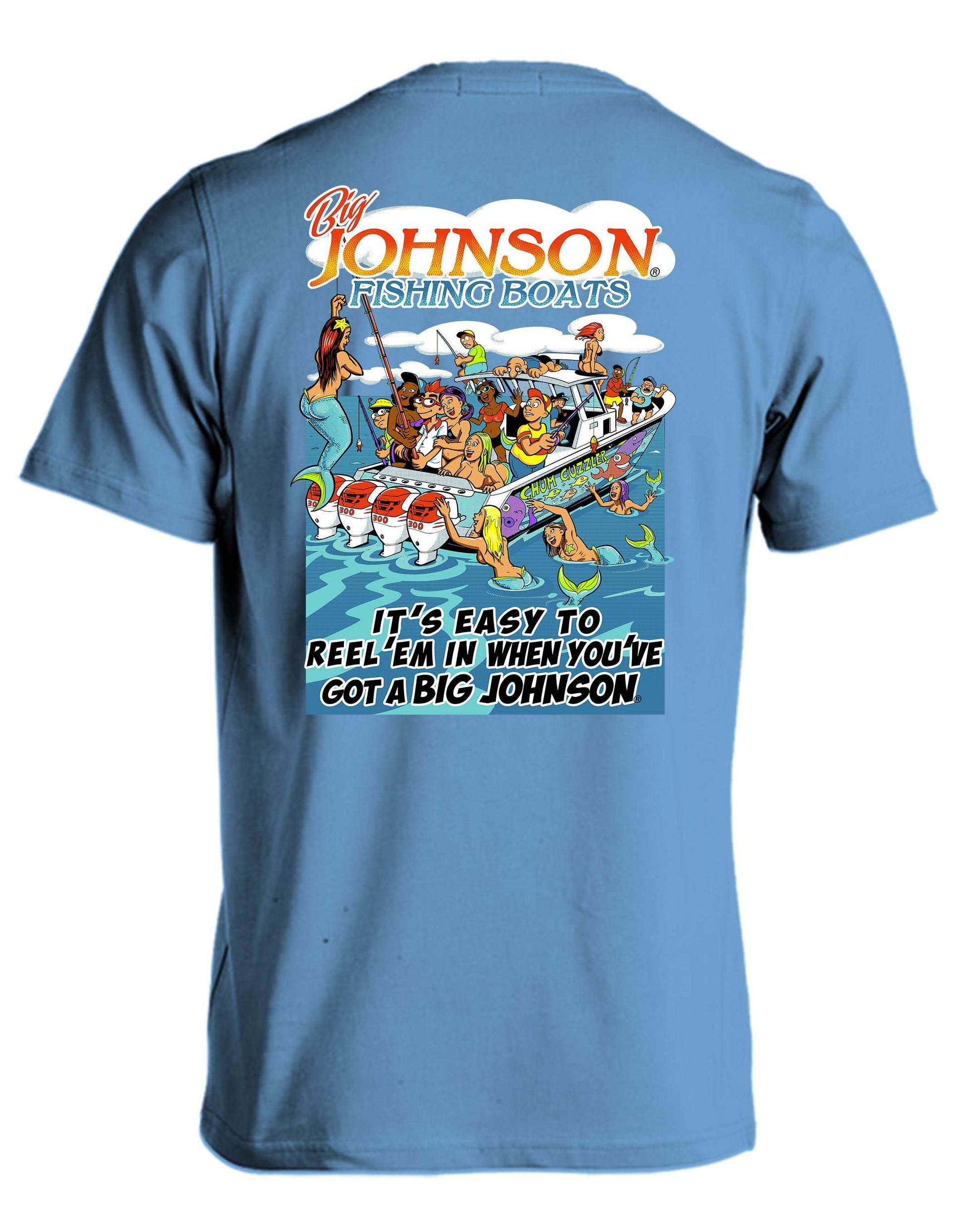 FISHING BOATS  Big Johnson,Funny T-Shirt,Humor Gift for Men & Women