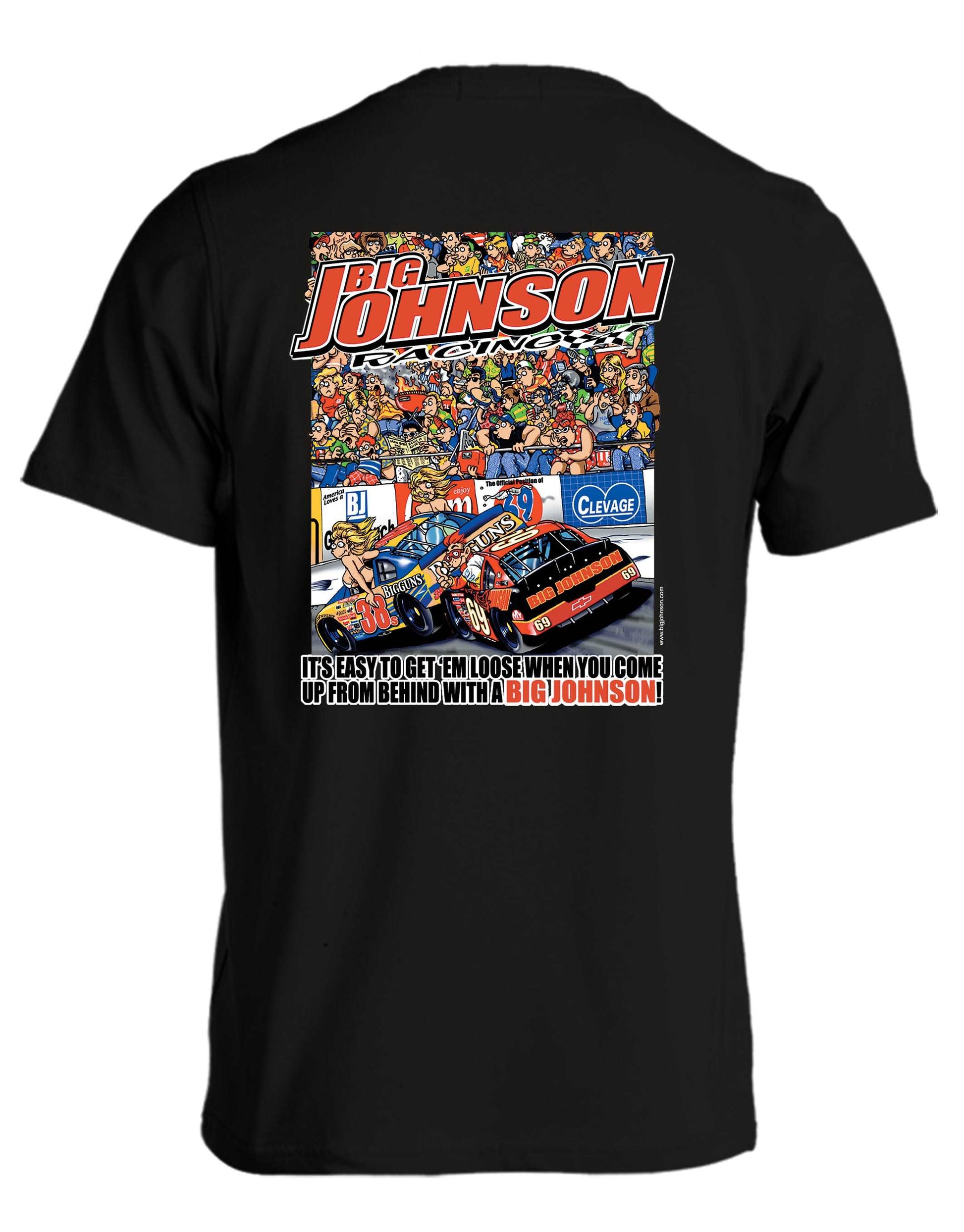 RACING  Big Johnson,Funny T-Shirt,Humor Gift for Men & Women