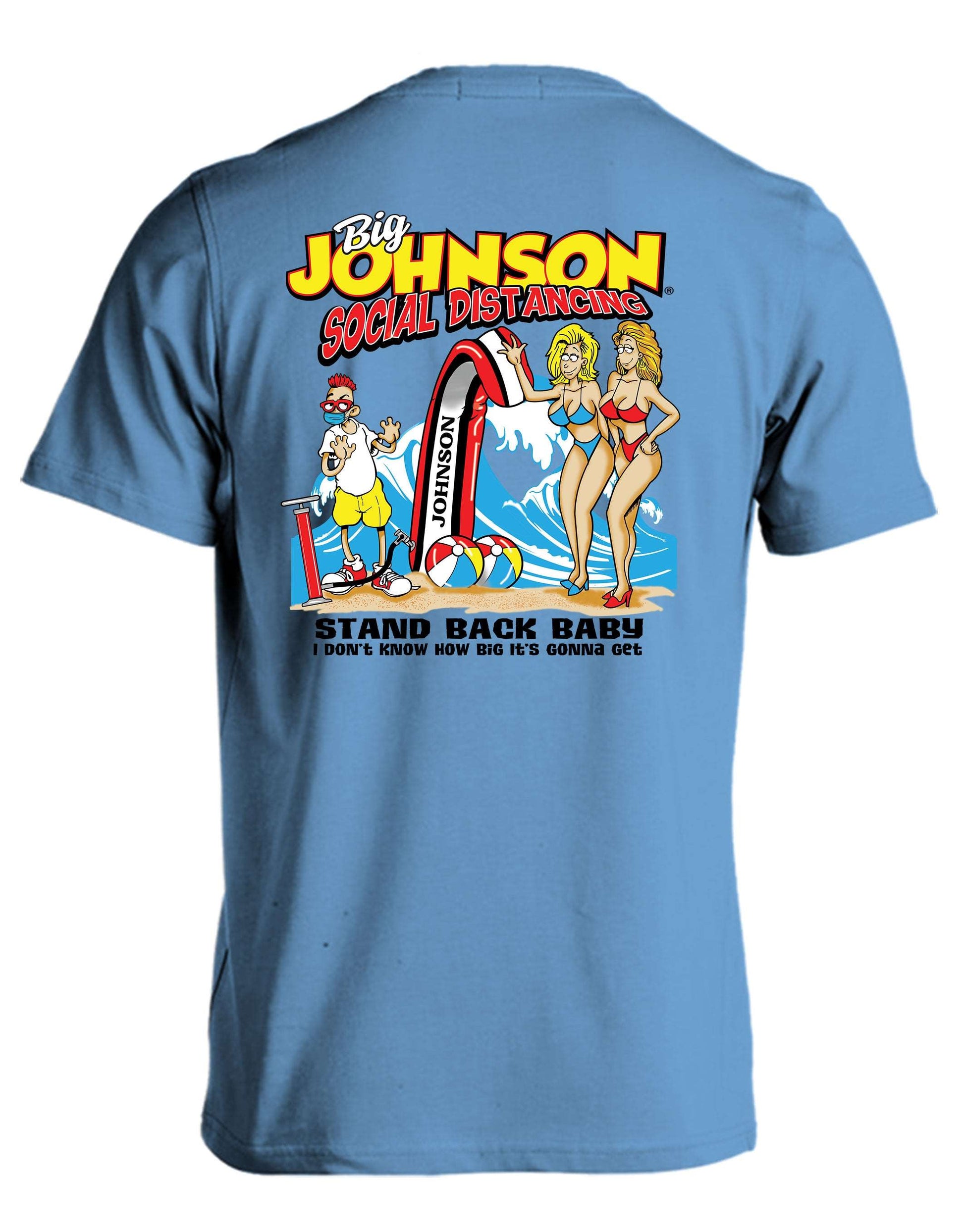 Social Distancing  Big Johnson,Funny T-Shirt,Humor Gift for Men & Women
