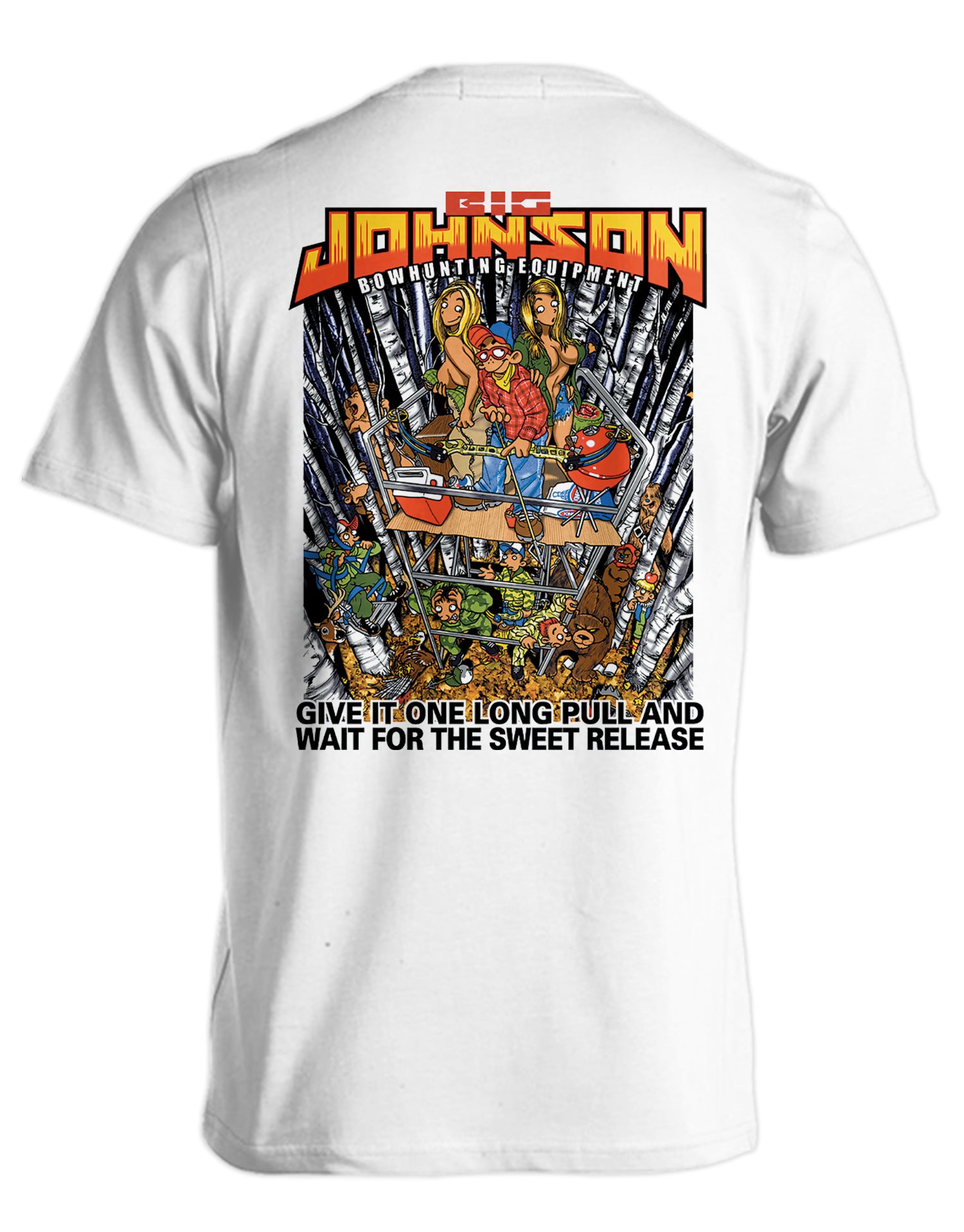 BOWHUNTING  Big Johnson,Funny T-Shirt,Humor Gift for Men & Women