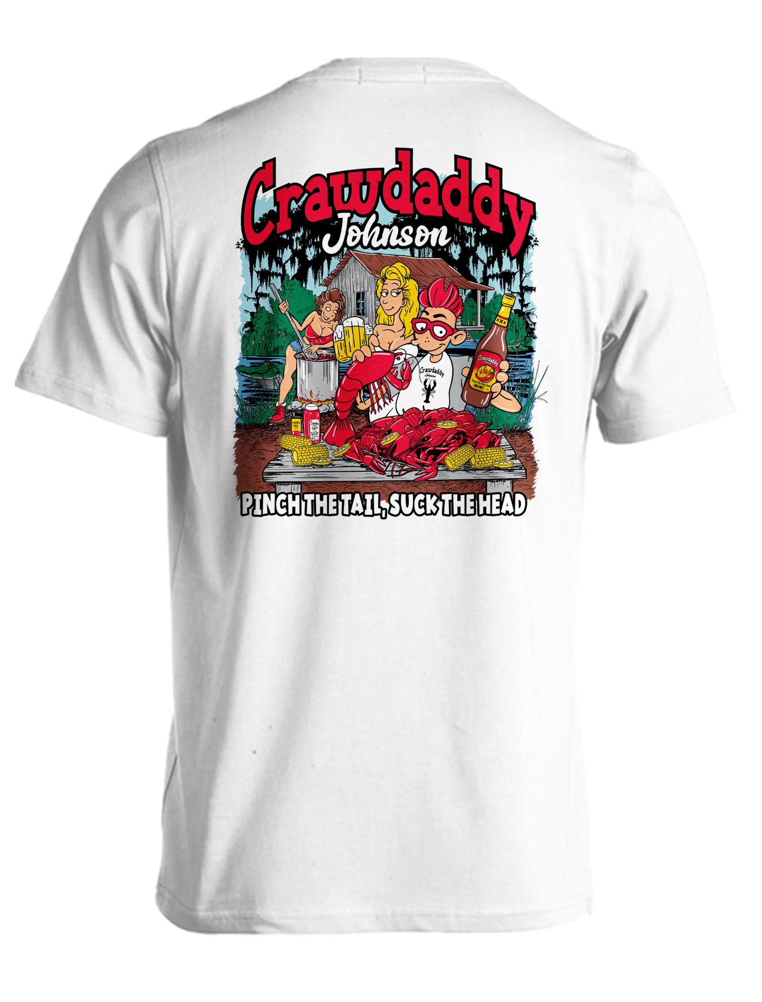 CRAWDADDY Big Johnson,Funny T-Shirt,Humor Gift for Men & Women