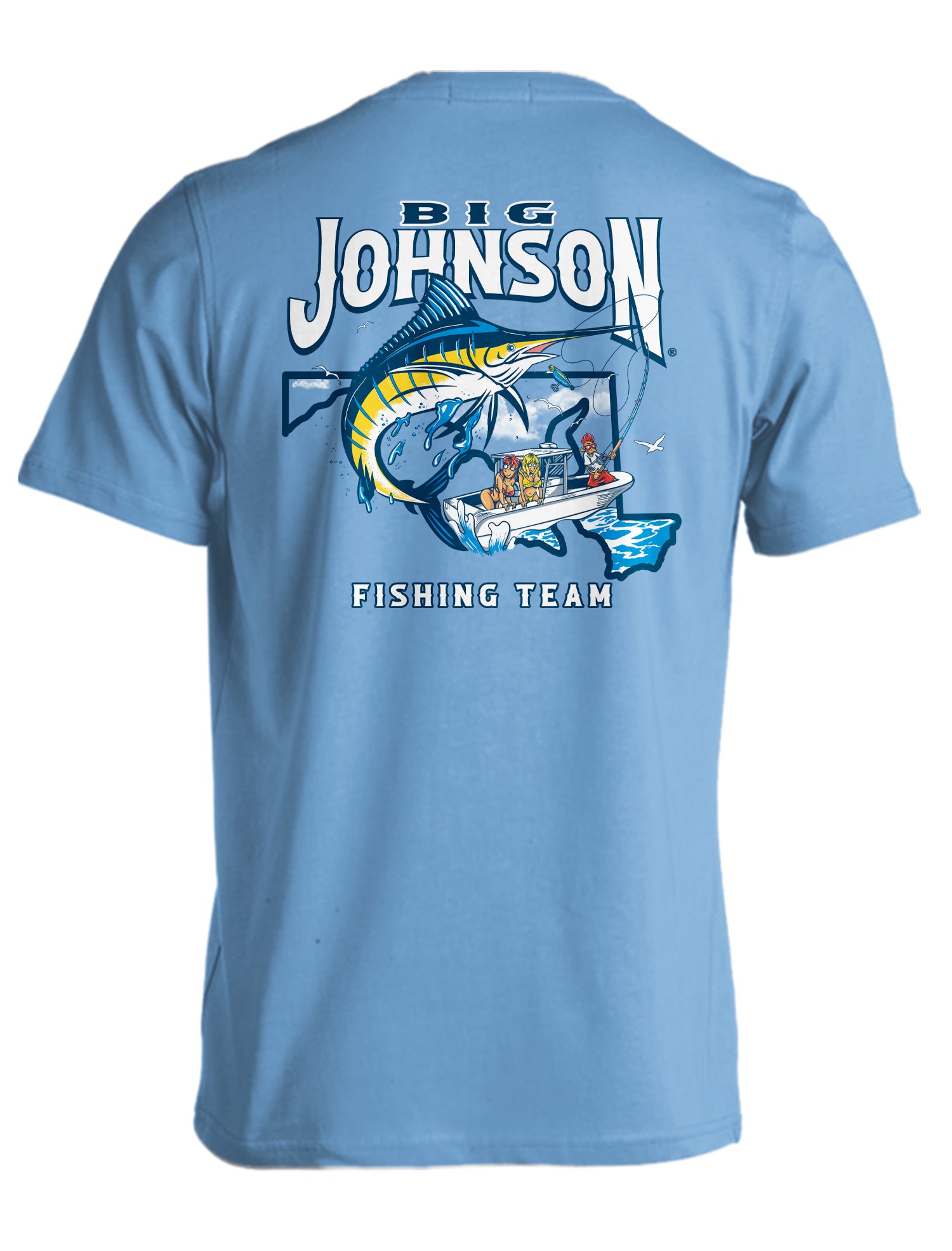 FISHING TEAM MARYLAND Big Johnson,Funny T-Shirt,Humor Gift for Men & Women