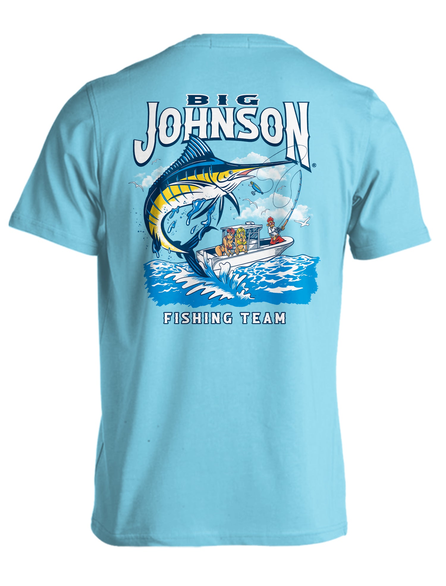FISHING TEAM  Big Johnson,Funny T-Shirt,Humor Gift for Men & Women