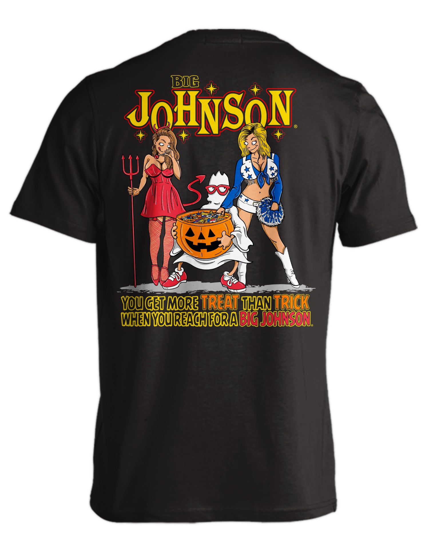 HALLOWEEN  Big Johnson,Funny T-Shirt,Humor Gift for Men & Women