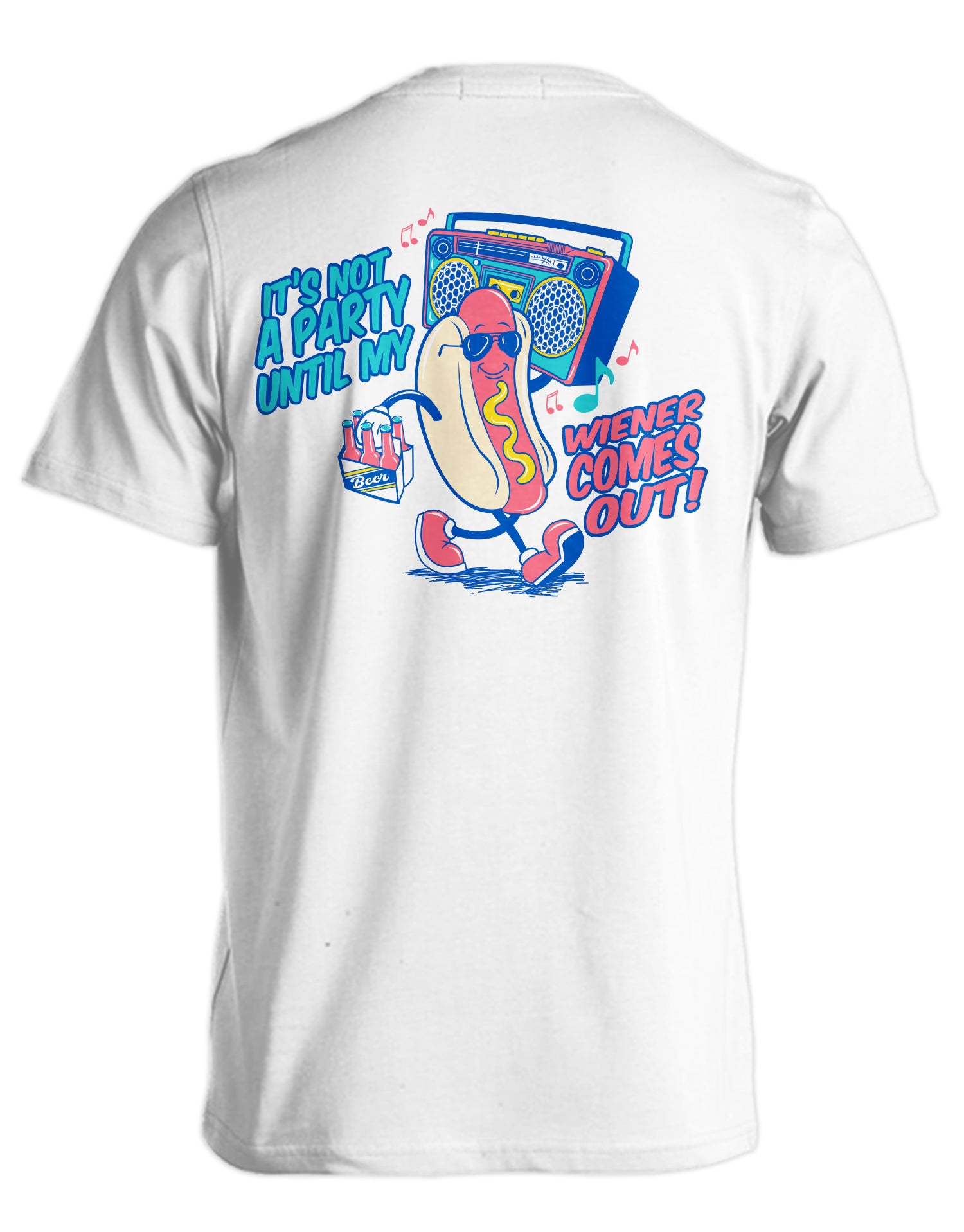 PARTY WIENER Big Johnson,Funny T-Shirt,Humor Gift for Men & Women