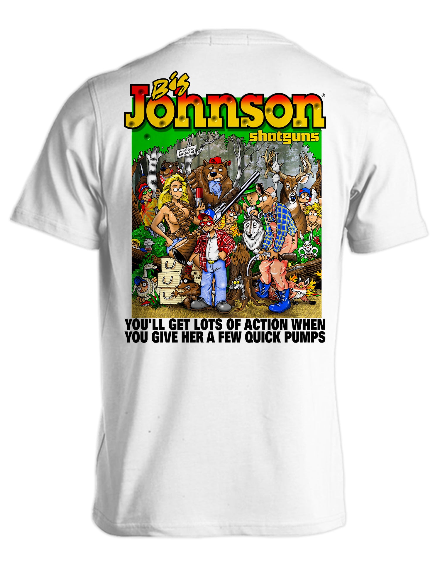 SHOTGUNS 2.0  Big Johnson,Funny T-Shirt,Humor Gift for Men & Women