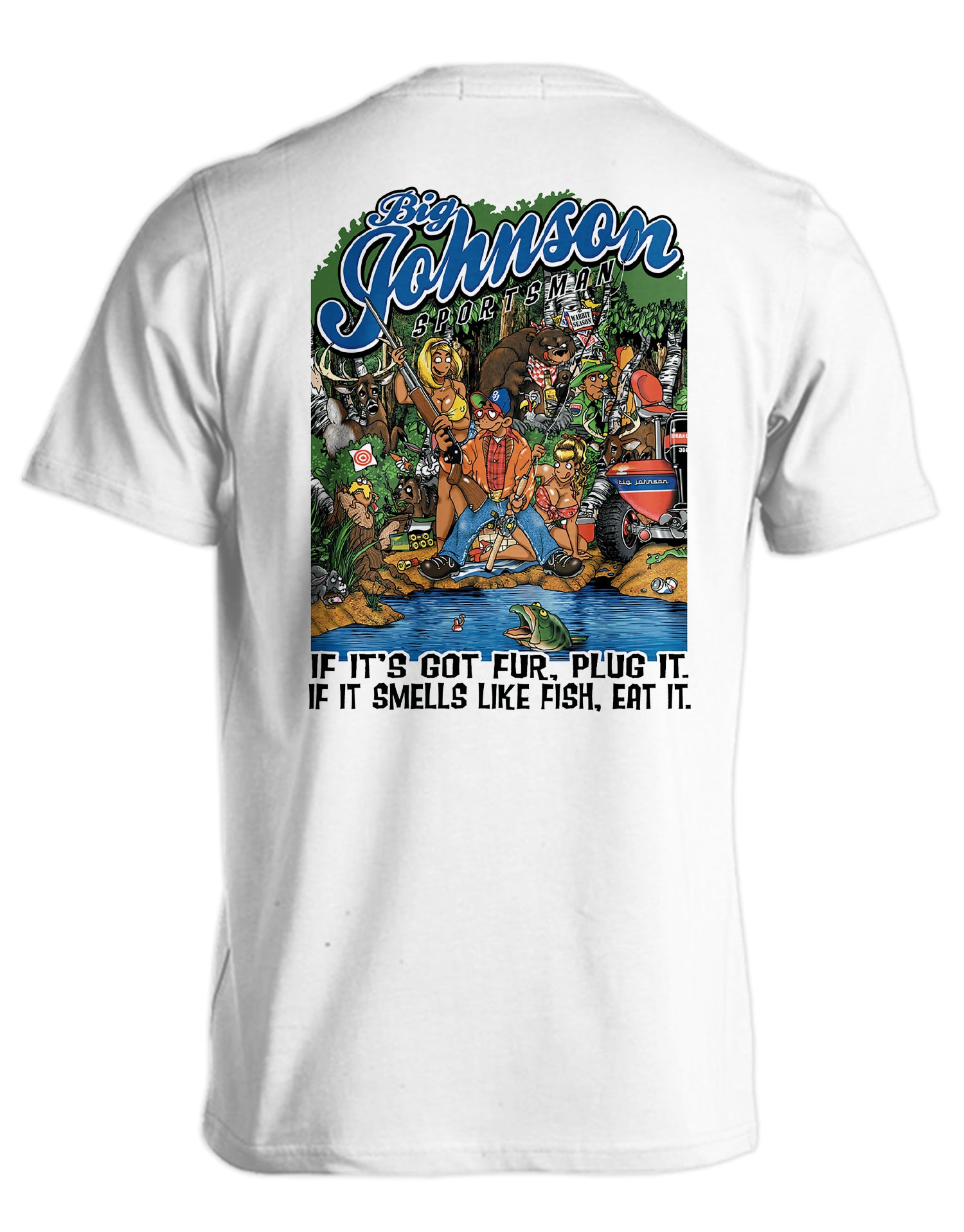 SPORTSMAN  Big Johnson,Funny T-Shirt,Humor Gift for Men & Women