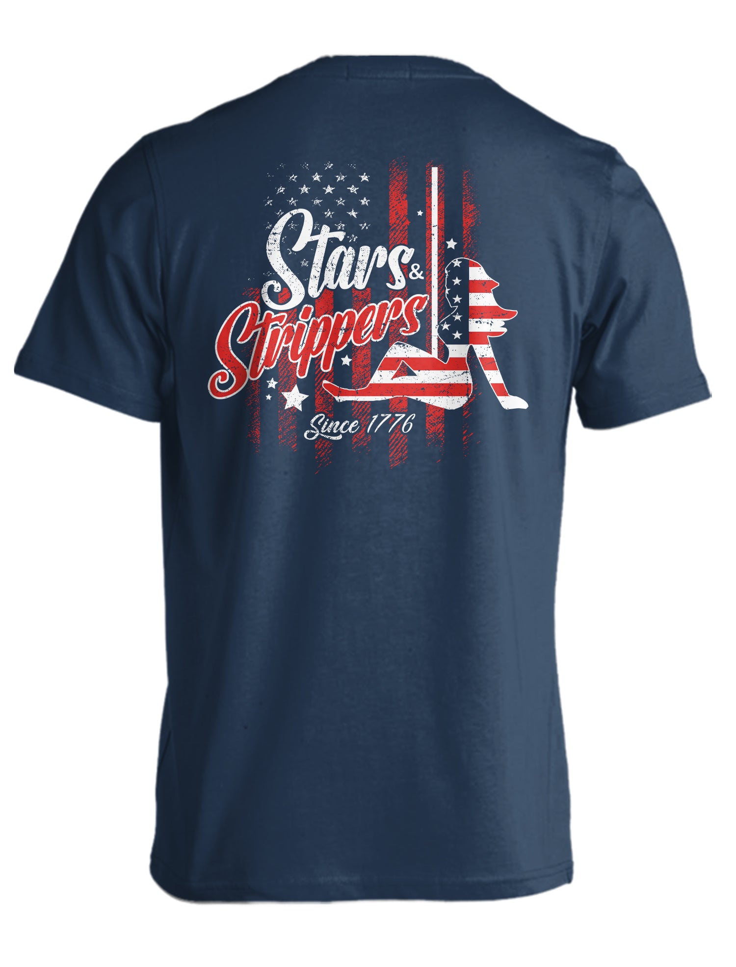 STARS & STRIPPERS  Big Johnson,Funny T-Shirt,Humor Gift for Men & Women