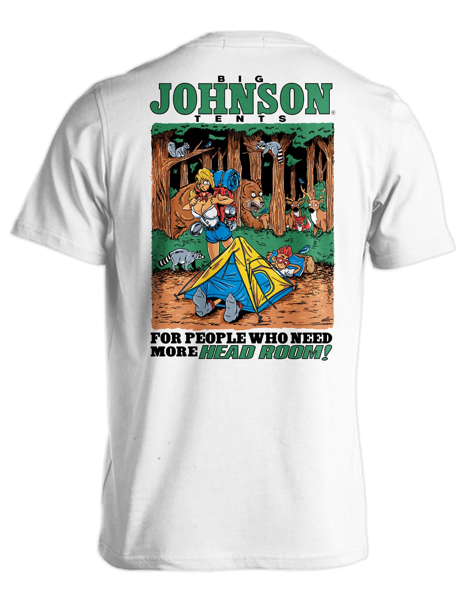 TENTS  Big Johnson,Funny T-Shirt,Humor Gift for Men & Women