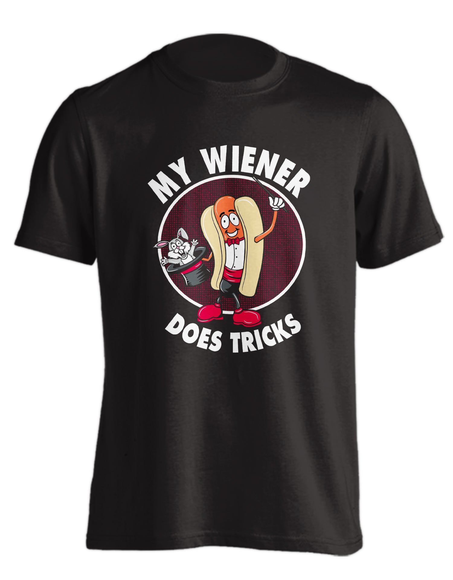 WIENER TRICKS  Big Johnson,Funny T-Shirt,Humor Gift for Men & Women