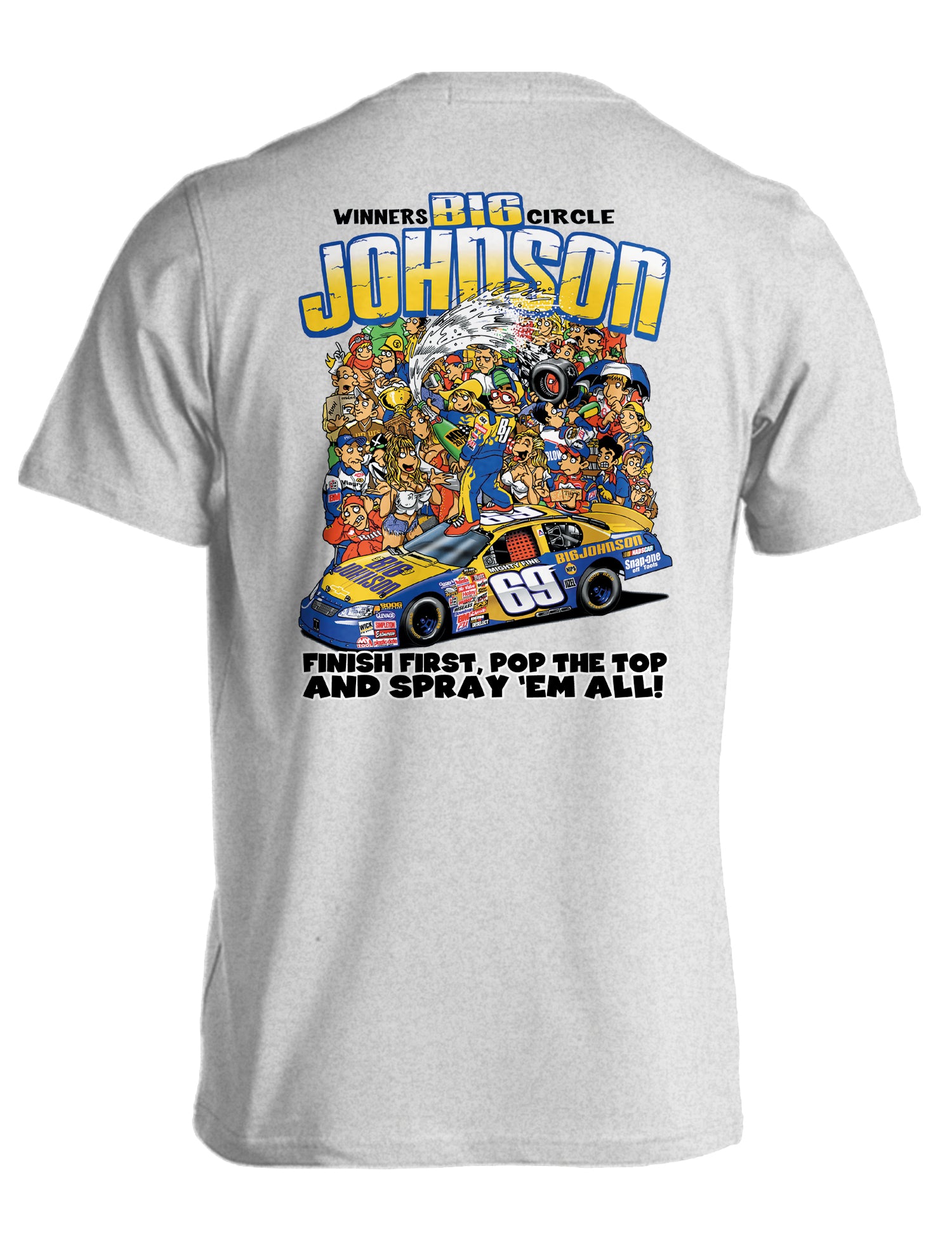 WINNERS CIRCLE  Big Johnson,Funny T-Shirt,Humor Gift for Men & Women
