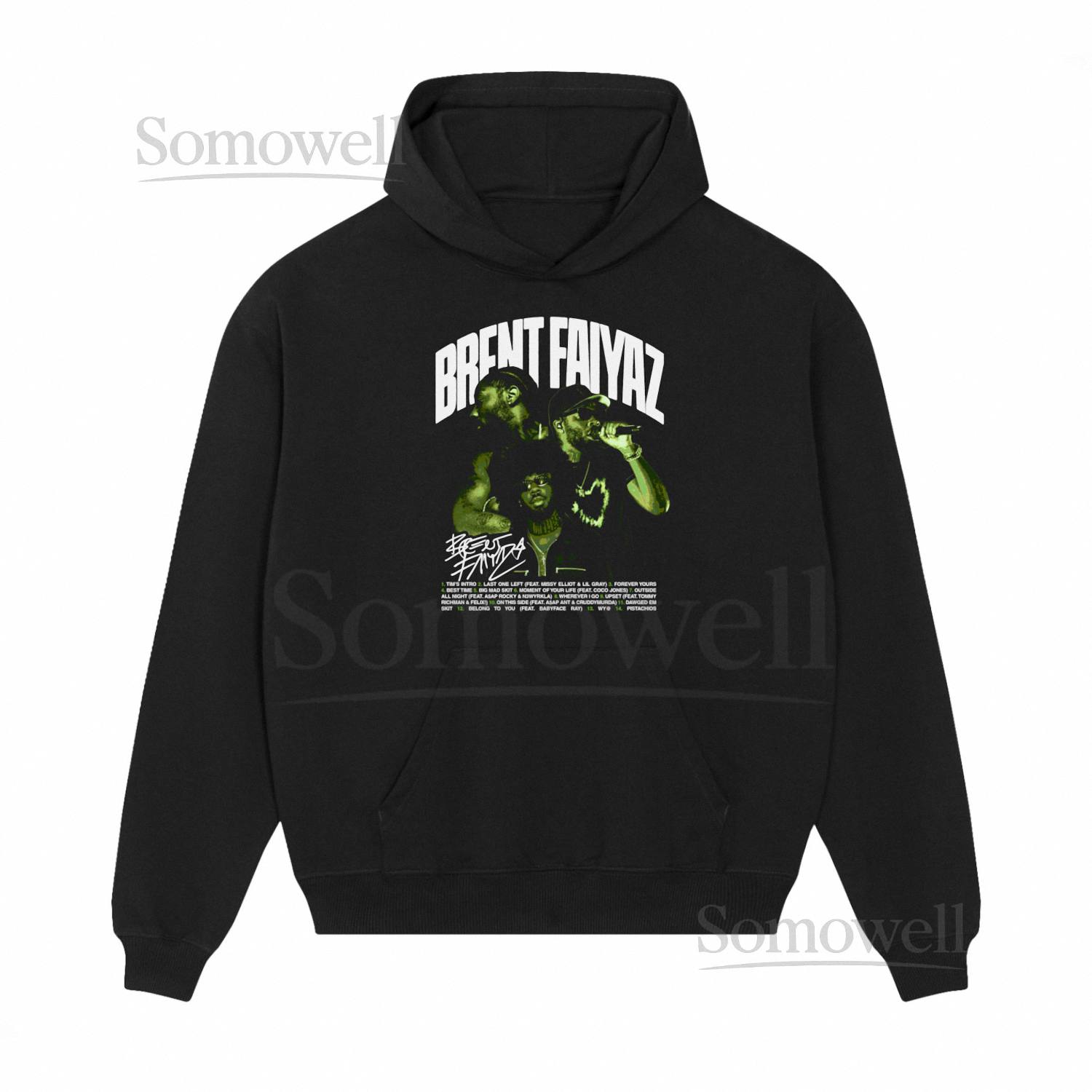 Brent Larger Than Life Vintage Tee, Sweatshirt, Hoodie (With Backprint)