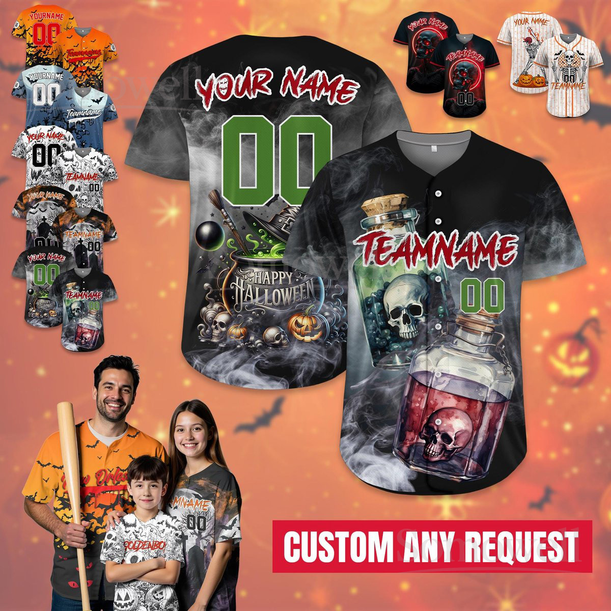 Custom Baseball Team Jersey with Team Name Number and Logo for Men Women and Youth