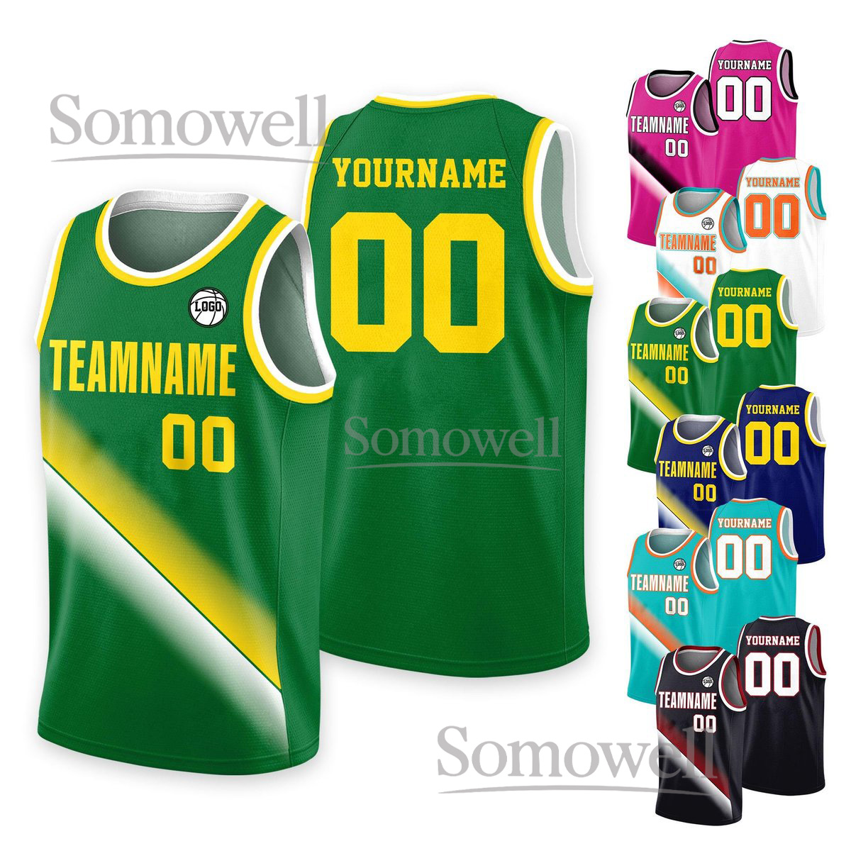 Custom Basketball Jersey for Men, Women, Youth, and Kids - Personalized Team Number and Name