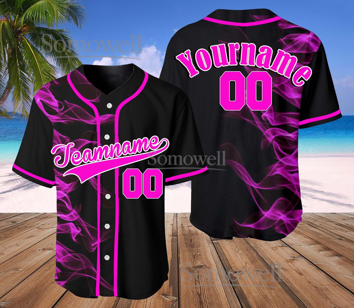 Custom Flame Baseball Jersey for Men Women Youth Personalized Streetwear Jersey for Men