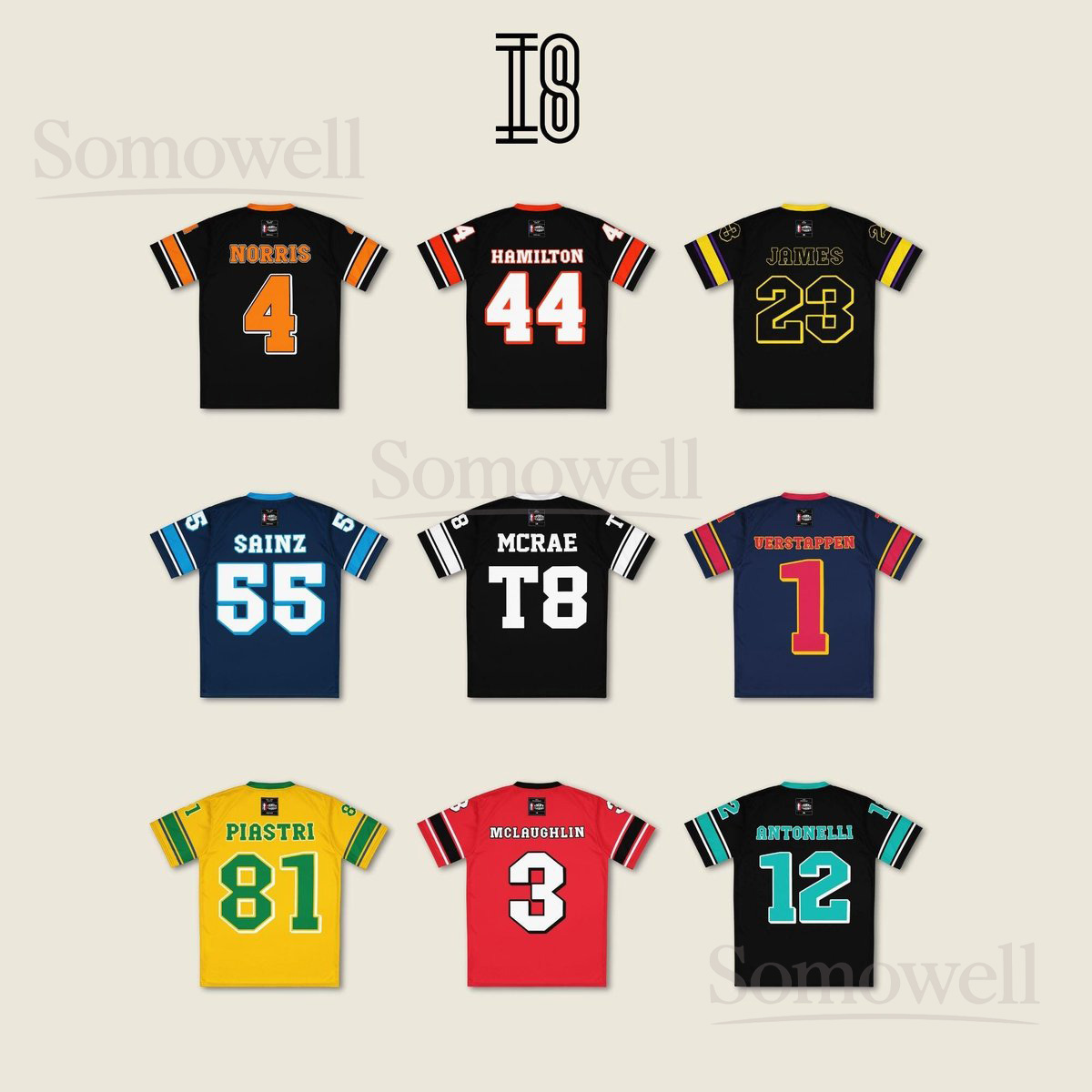 Custom Football Jersey Personalized Sports Team Apparel for Adult Youth Customizable Gift Multi Color Edition