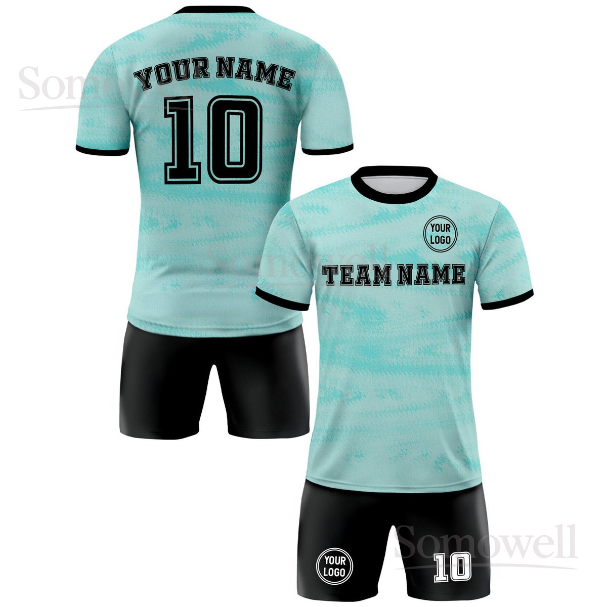 Custom Soccer Jersey for Men Women Youth with Personalized Team Name Logo Number