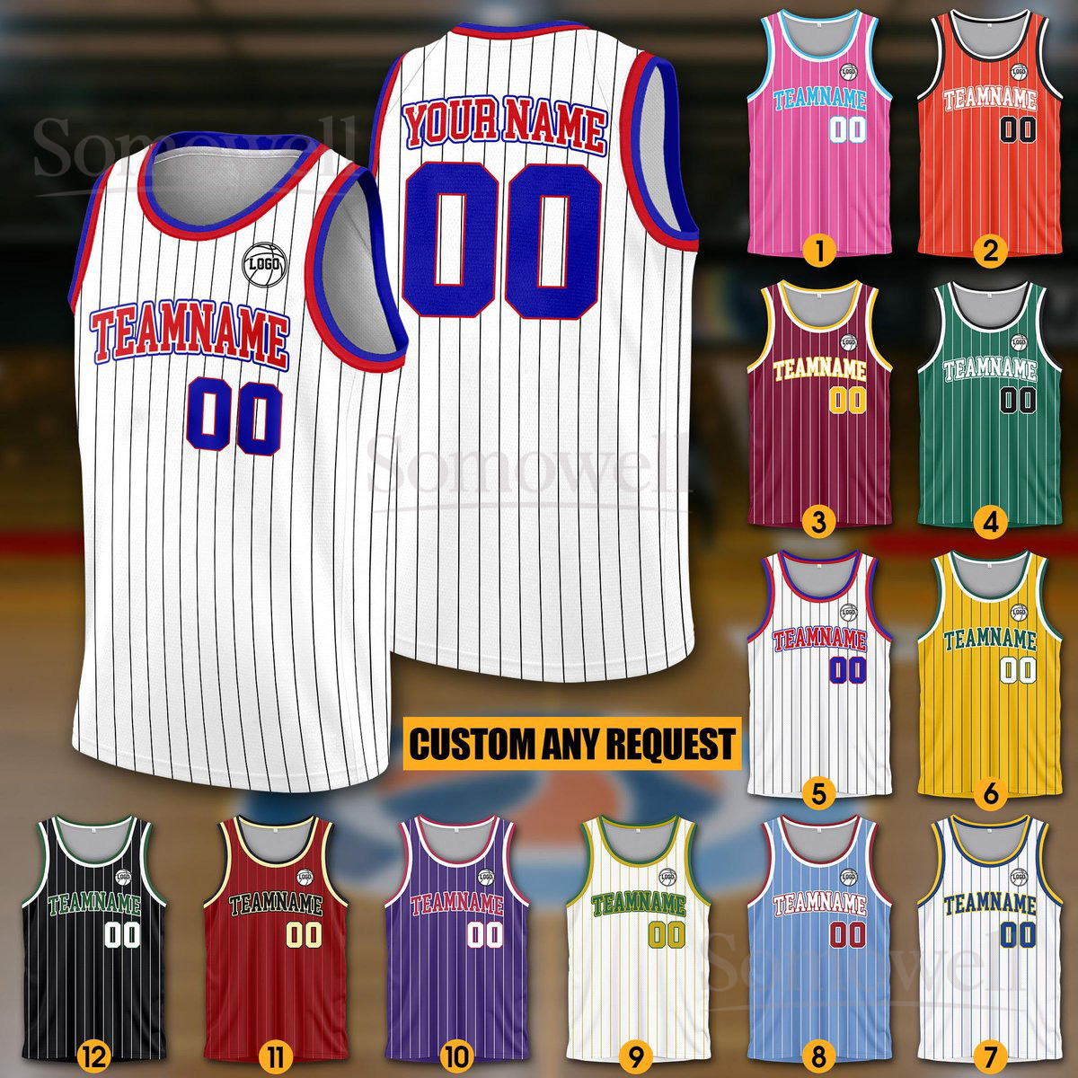 Custom Team Name And Number Basketball Jersey Many Colors For Adult And Kid Sports Top