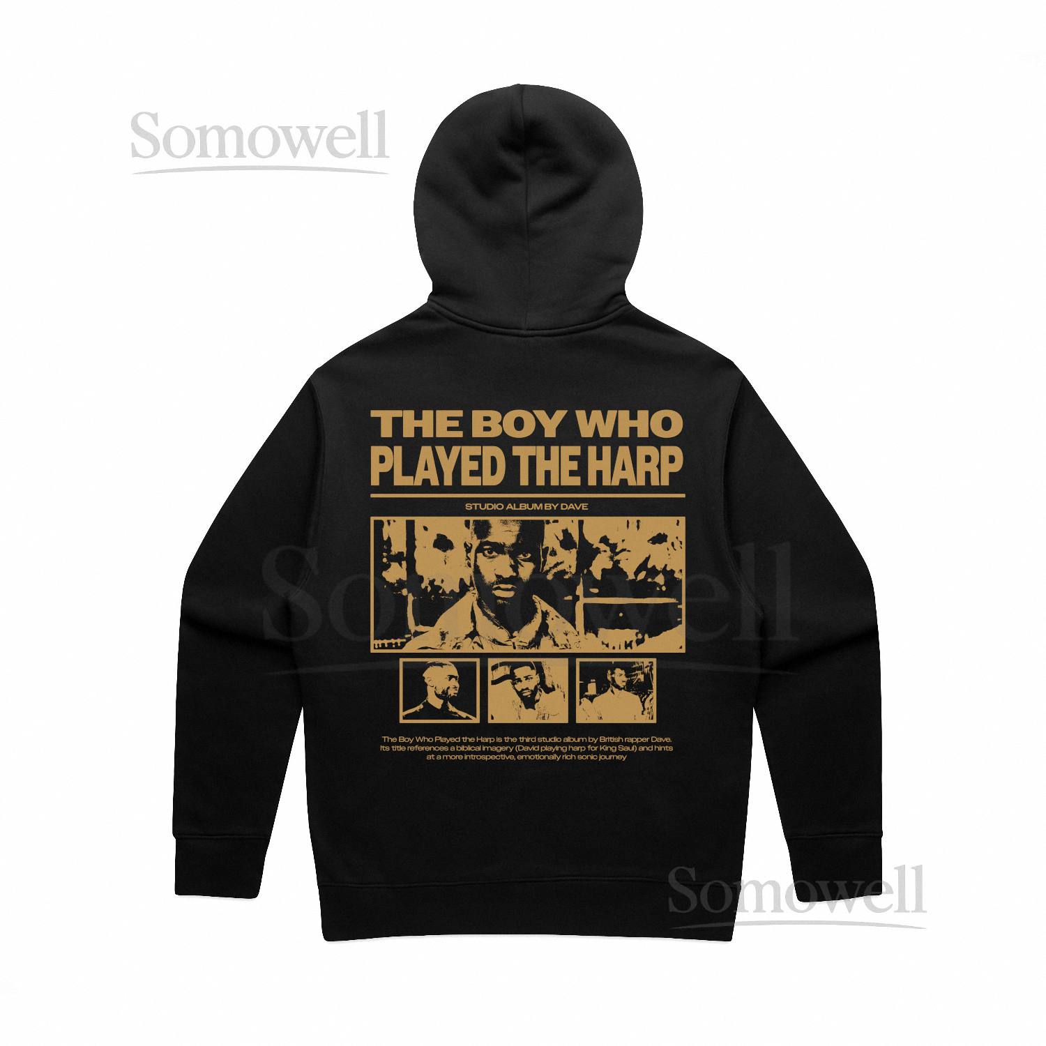 Dave The Boy Who Played The Harp Poster Vintage Tee, Sweatshirt, Hoodie (With Backprint)