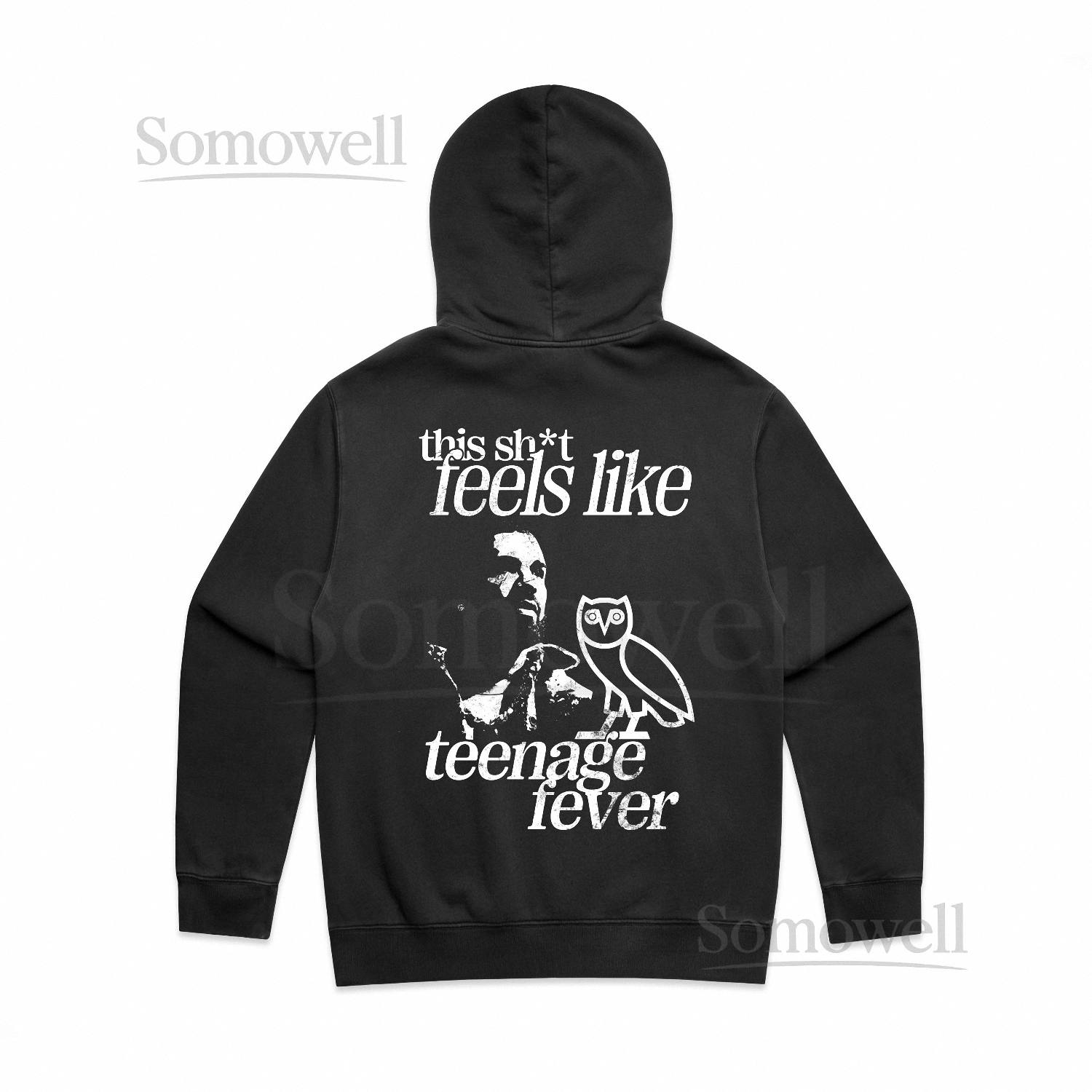 Drake teenage Fever Zip Up Vintage Tee, Sweatshirt, Hoodie (With Backprint)