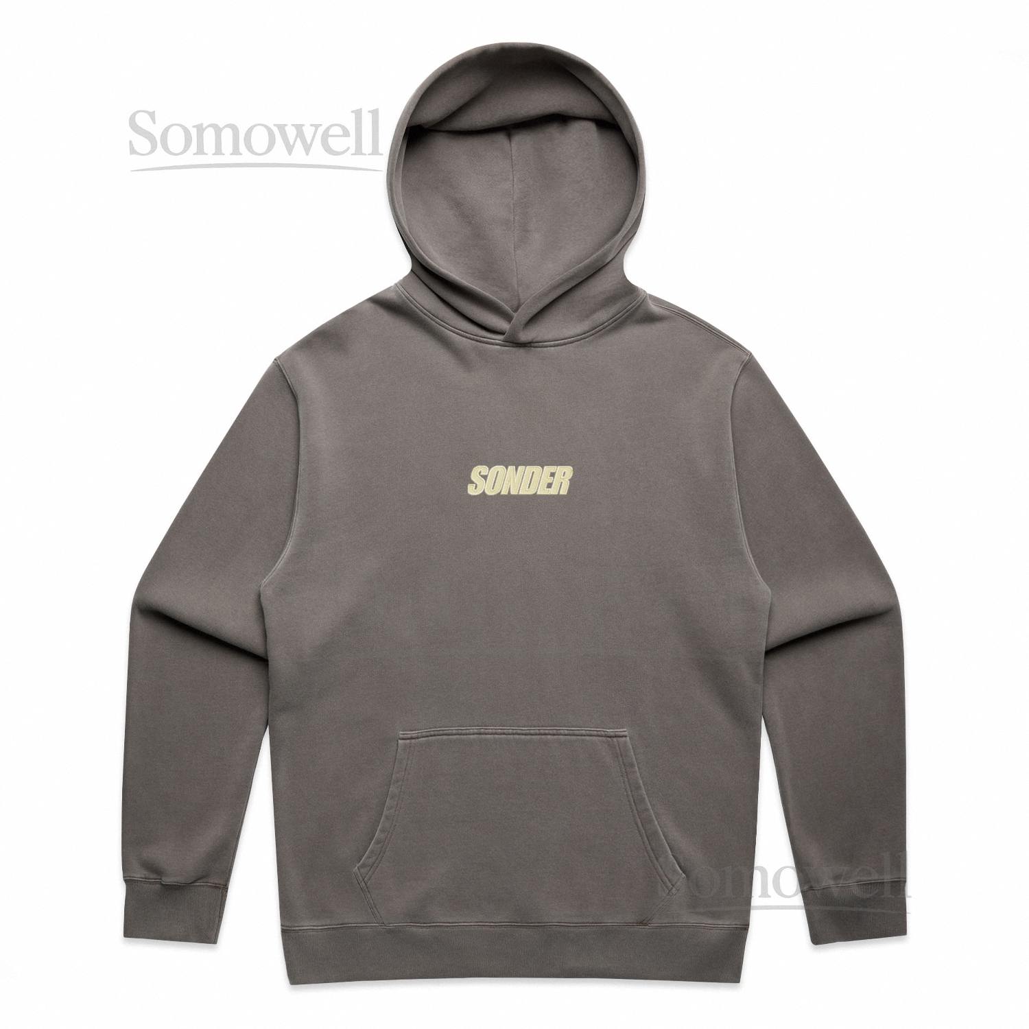 Embroidered Sonder Vintage Tee, Sweatshirt, Hoodie (With Backprint)