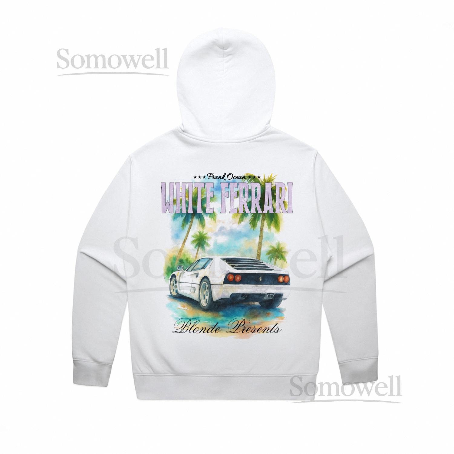 Frank Ocean White Ferrari Painting Vintage Tee, Sweatshirt, Hoodie (With Backprint)
