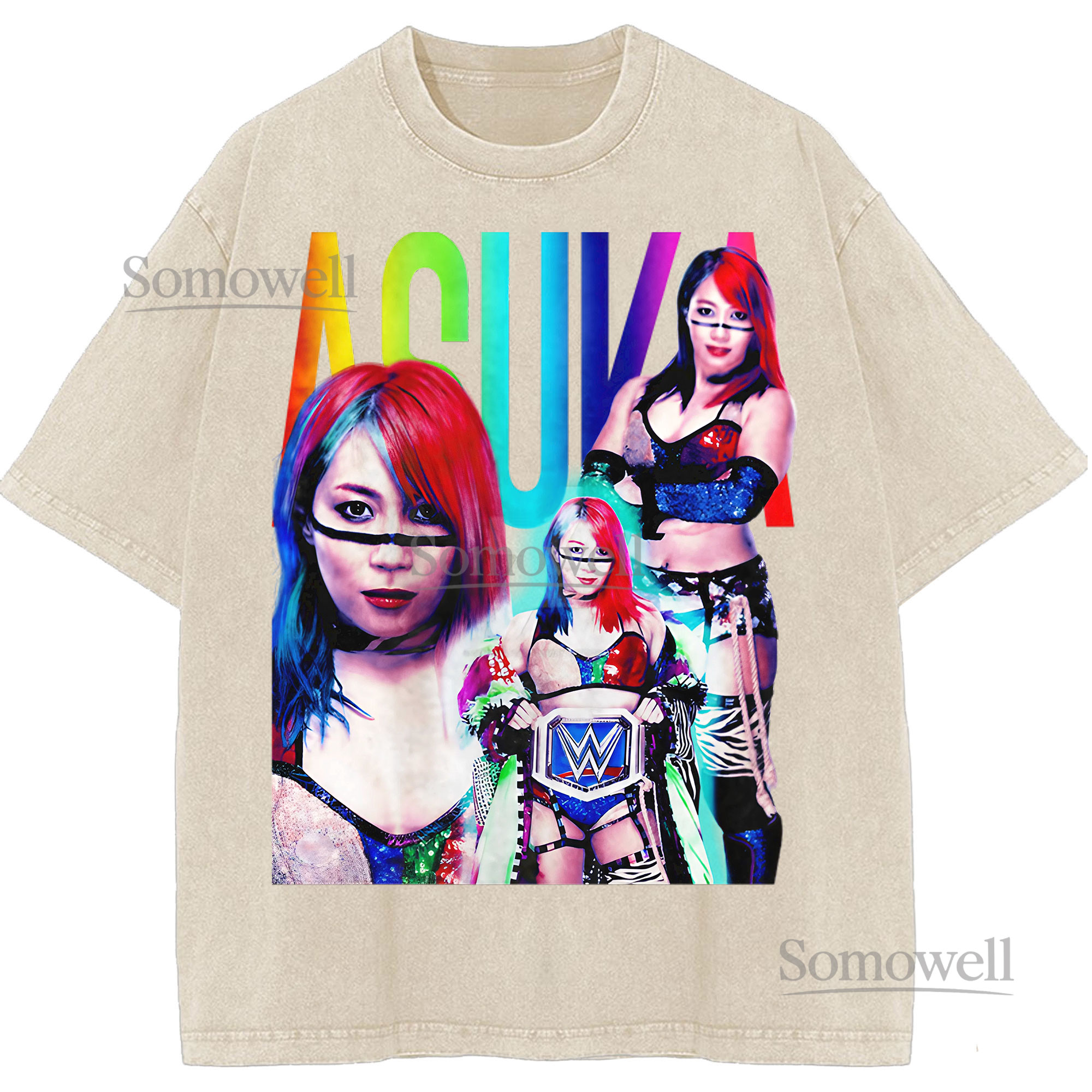 Asuka WWE Superstar The Empress of Tomorrow Vintage Wrestling TShirt
