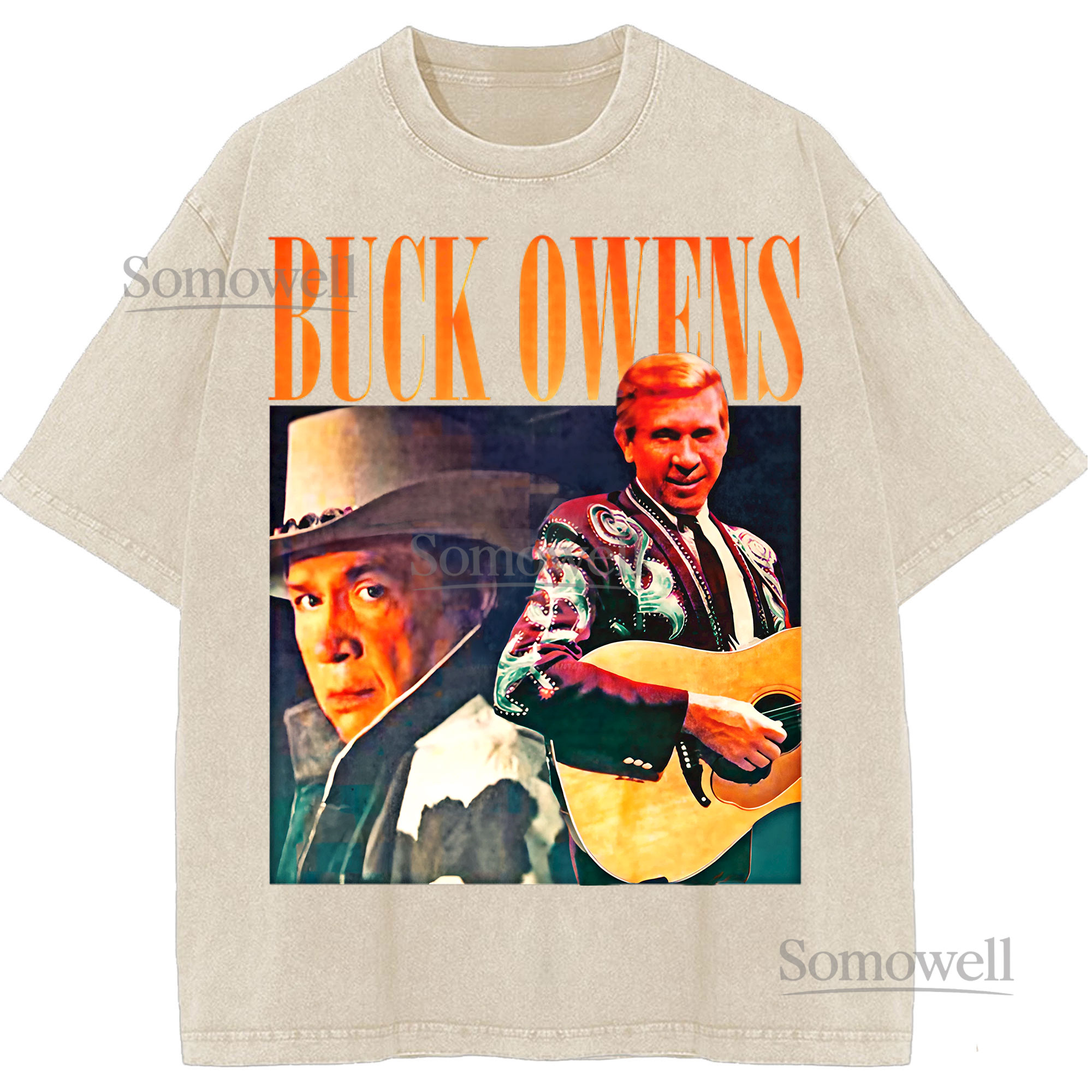 Buck Owens Country Music Legend Vintage Bootleg TShirt