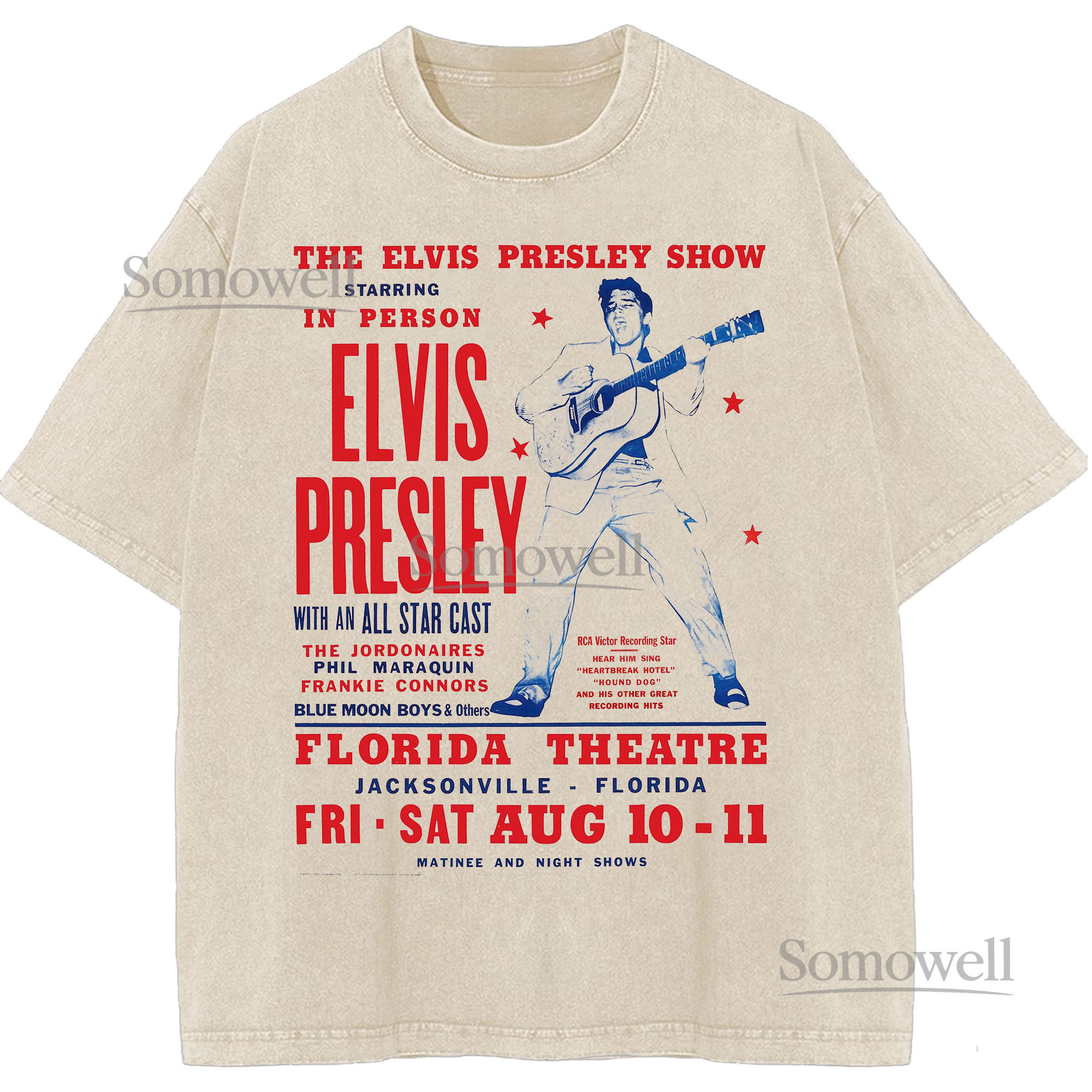 Elvis Presley Florida Theatre Concert Poster Graphic ,hoodie sweatshirt t shirt vintage Vintage Music T Shirt