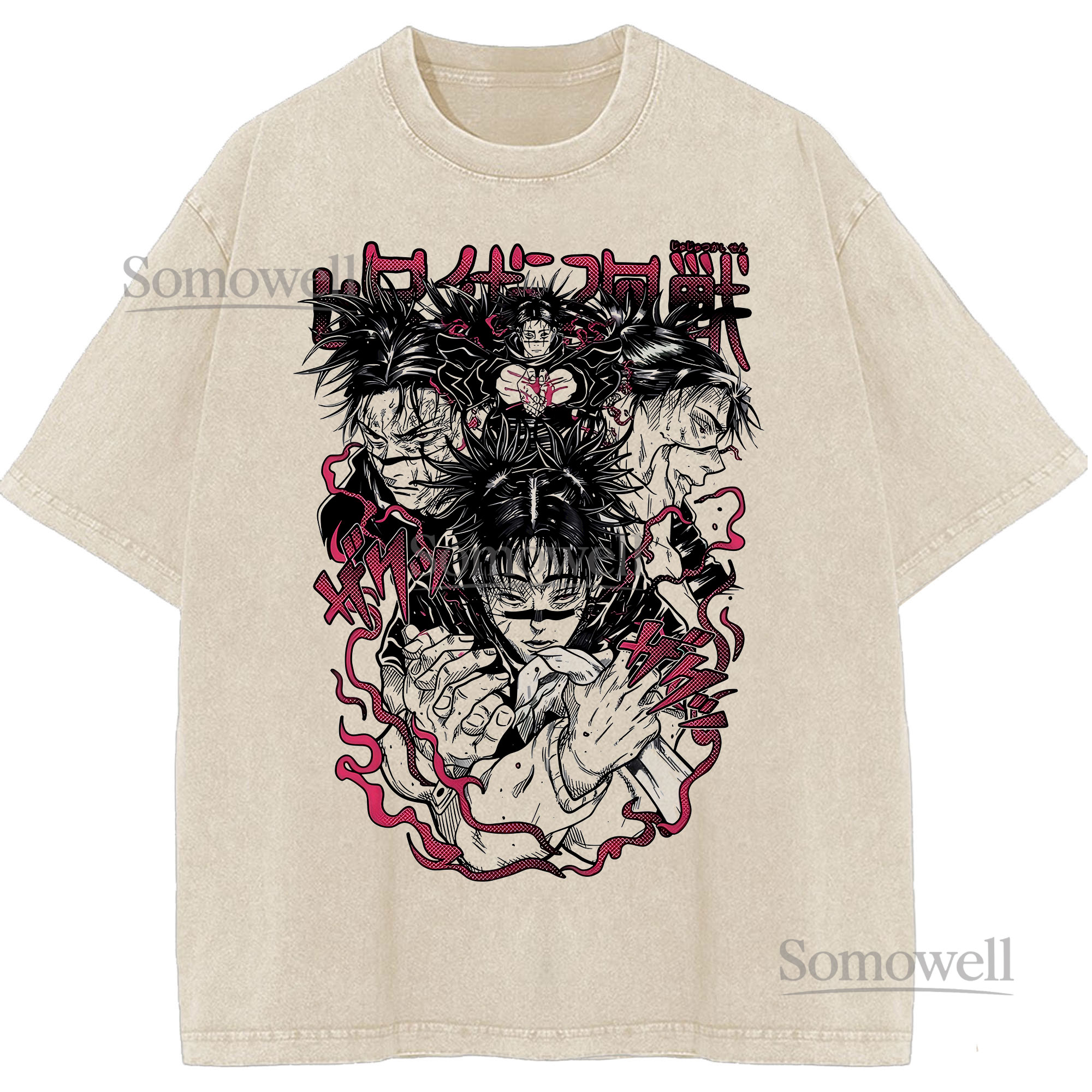 Anime Sorcerer Cursed Technique Graphic ,hoodie sweatshirt t shirt vintage Jujutsu Kaisen Inspired T Shirt